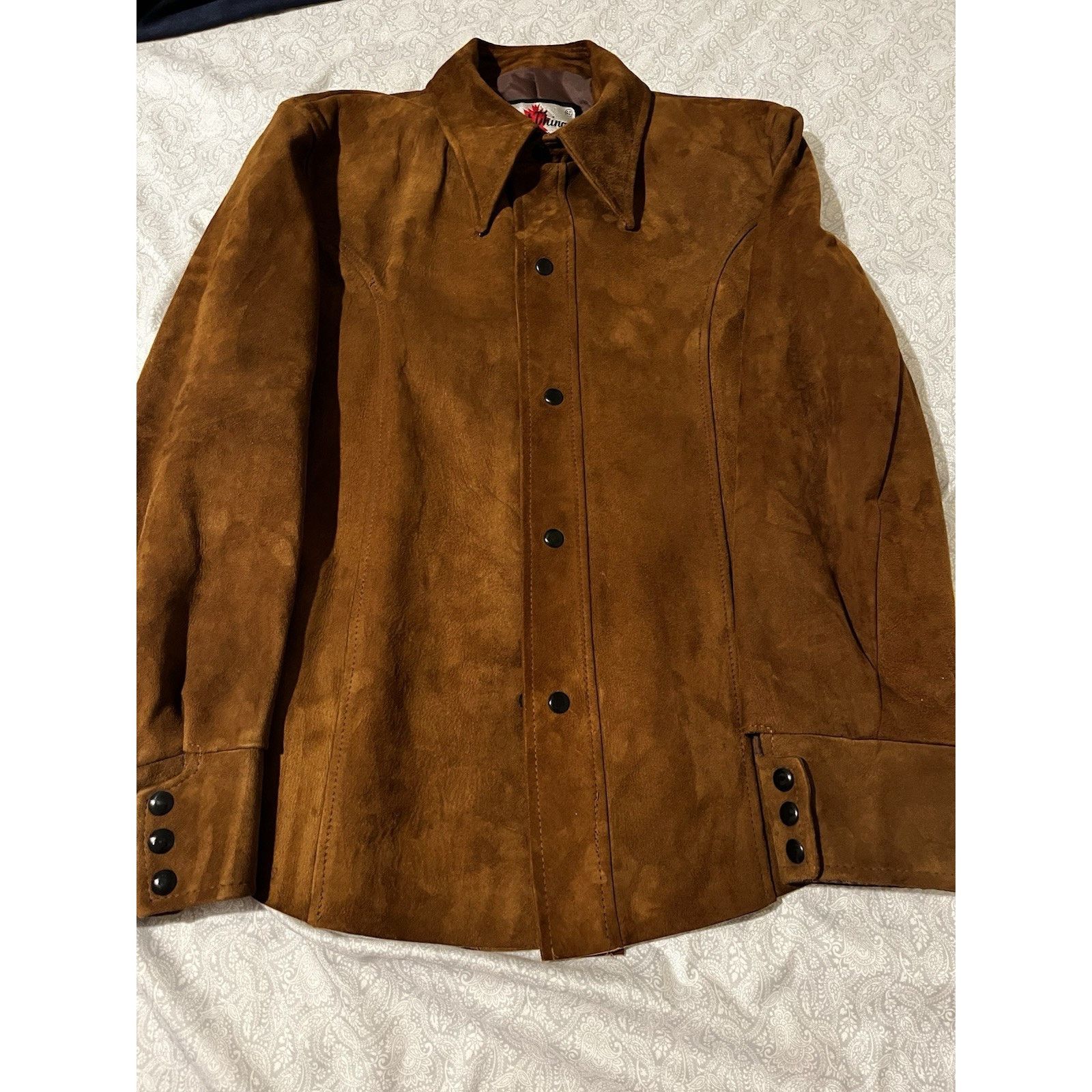 Other Vintage Great Things Canada Suede Leather Jacket 42 Western Size US L / EU 52-54 / 3 - 4 Thumbnail