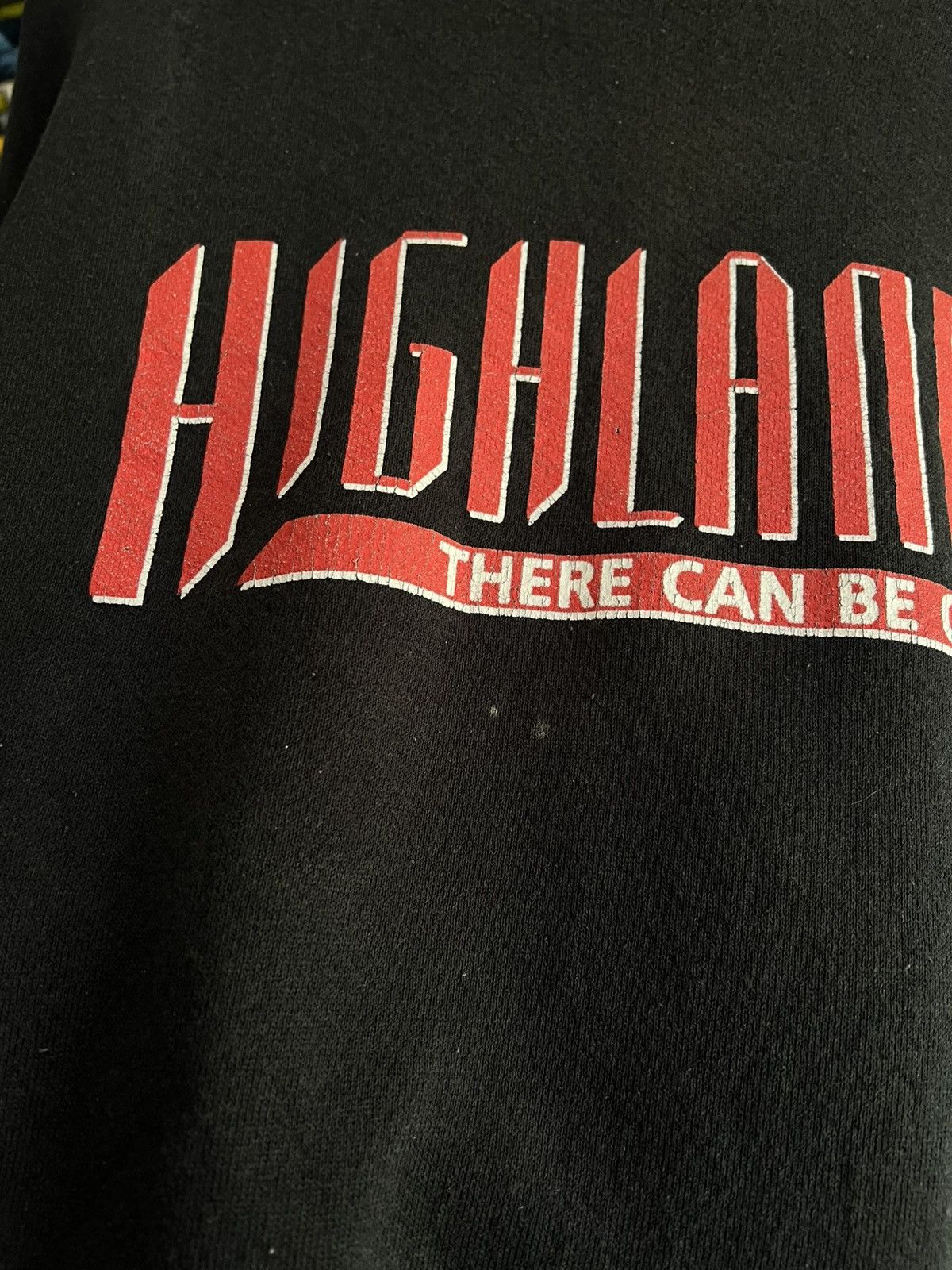 Vintage 1986 Highlander There Can Only Be One Promo Crewneck Size US XL / EU 56 / 4 - 3 Thumbnail