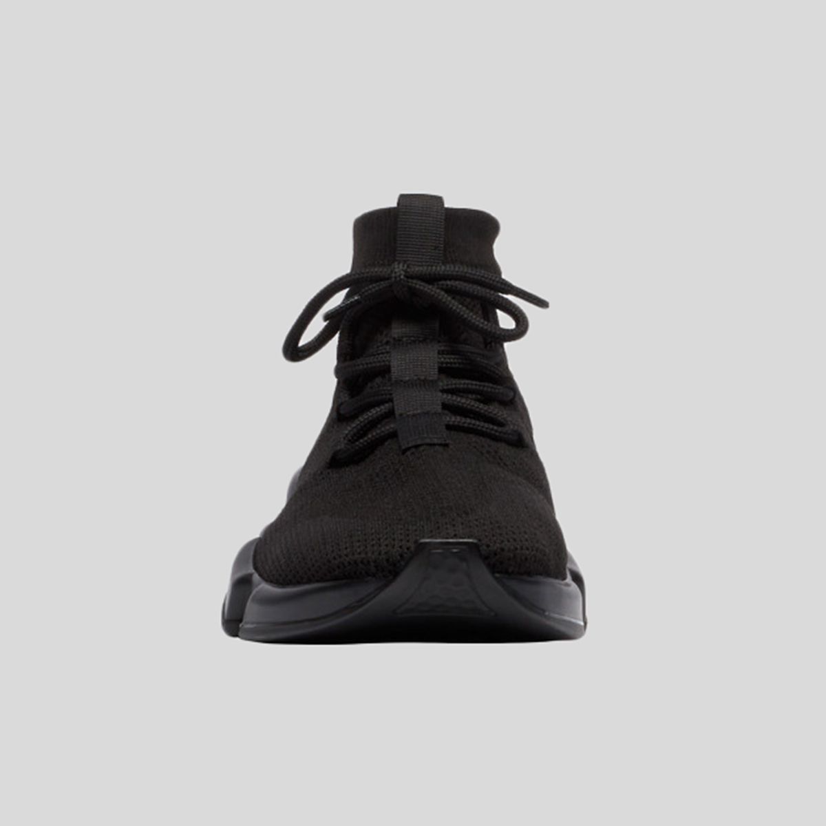 Balenciaga o1tr1nto0525 Speed Sneakers Lace-Up in Black Size US 7 / EU 40 - 2 Thumbnail