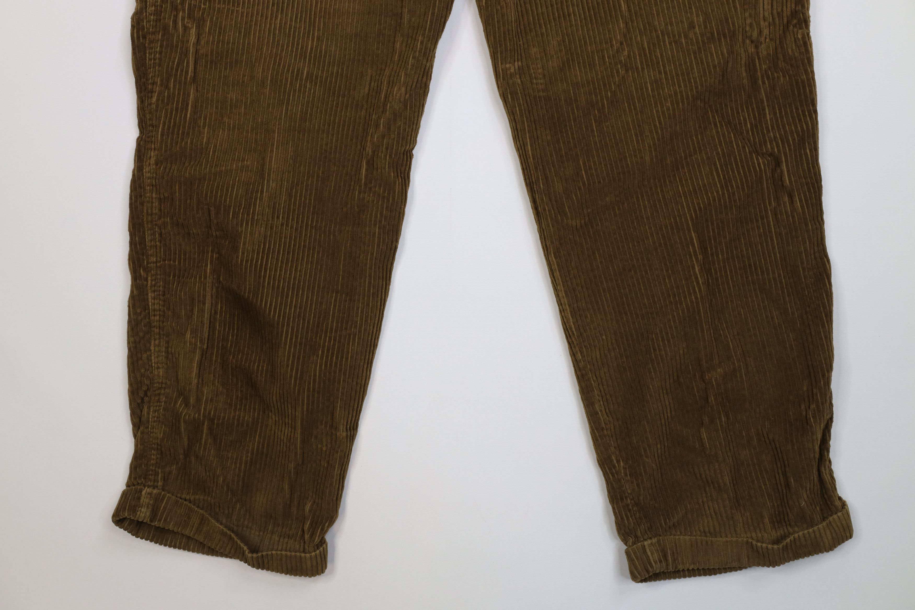 Vintage Vintage 90s Streetwear Baggy Wide Leg Corduroy Pants Brown Size US 38 / EU 54 - 13 Thumbnail