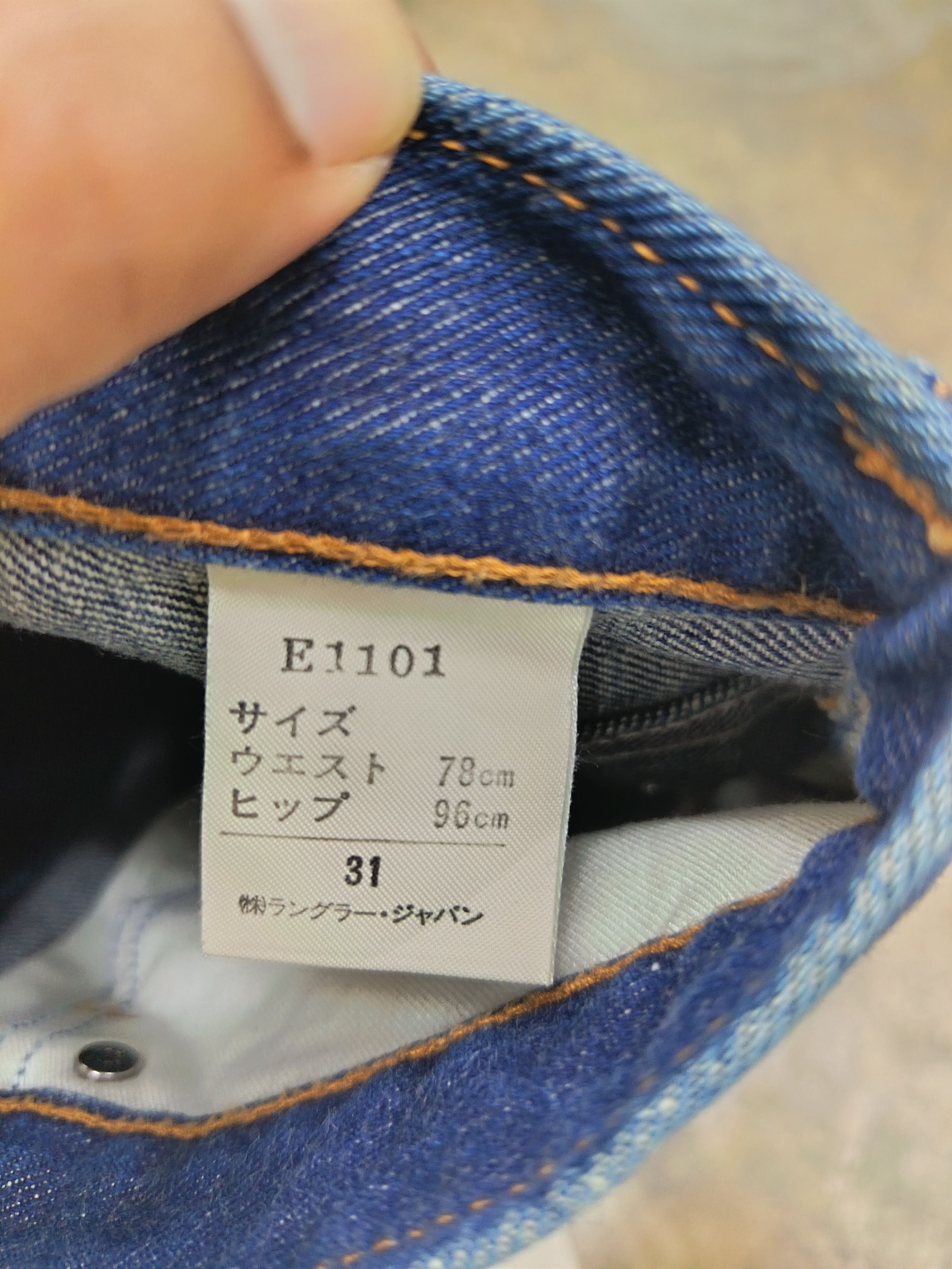 Japanese Brand Vintage maverick blue bell E1101 green selvedge buckle back Size US 30 / EU 46 - 4 Thumbnail