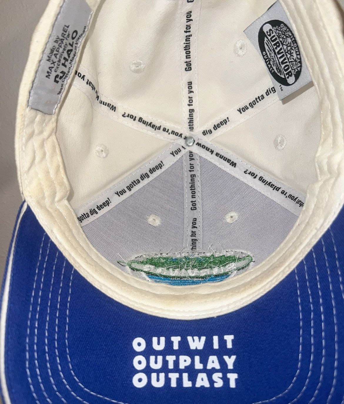 Other Vintage Survivor CBS TV Show Outwit Outplay Outlast Hat Size ONE SIZE - 5 Thumbnail