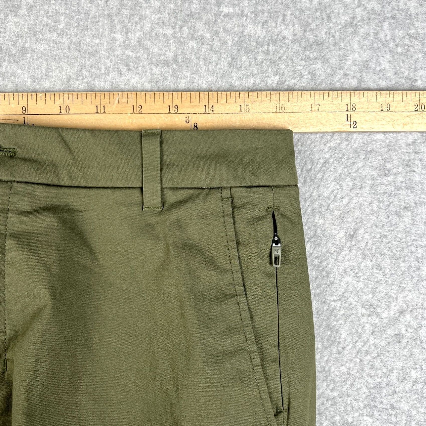 Vintage Birddogs Pants Mens Green Slim Fit Stretch Performance Lined Chino 32x34 Size US 32 / EU 48 - 5 Thumbnail