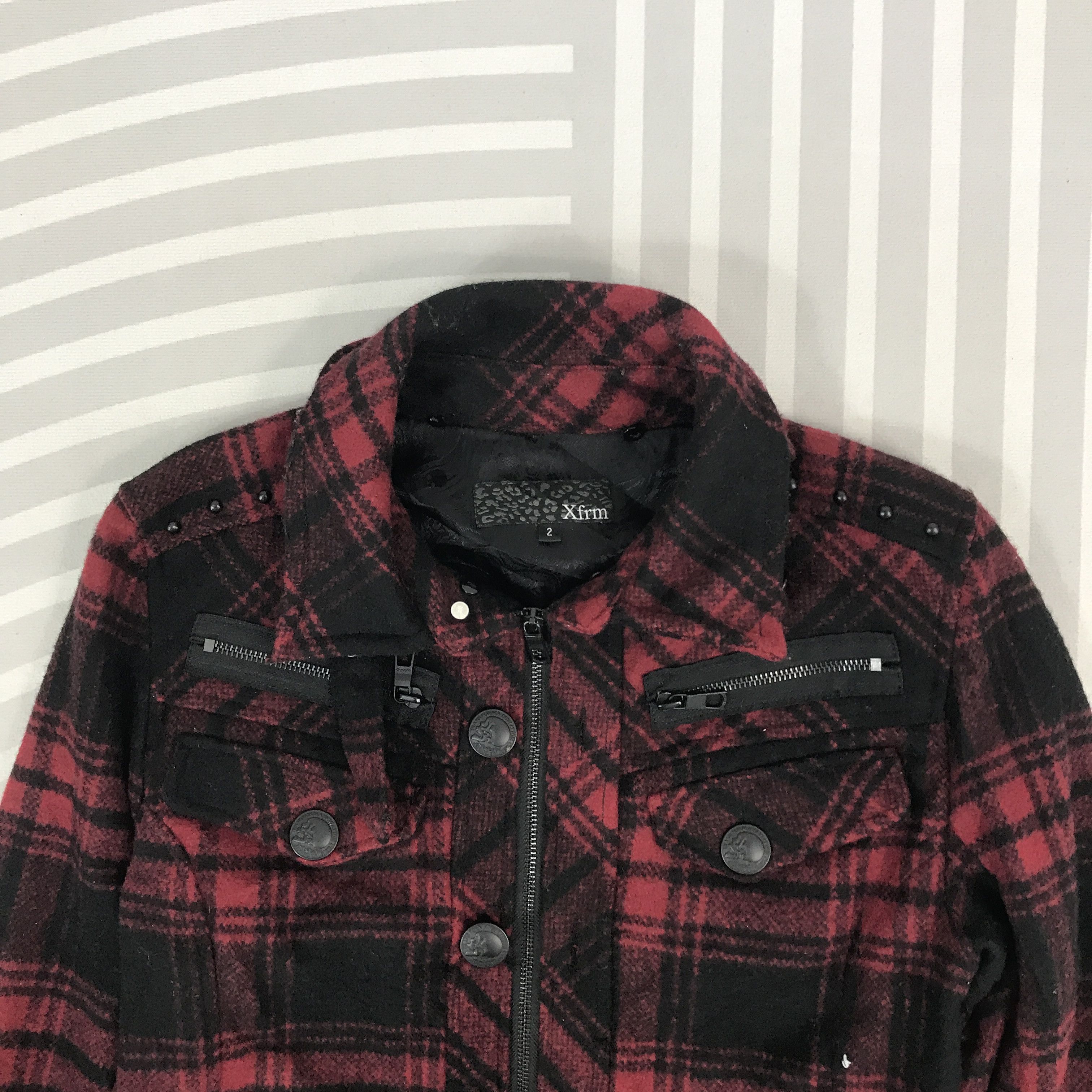 Japanese Brand × Vintage Vintage Xfrm japan Punk design not ifsixwasnine Jacket Size US M / EU 48-50 / 2 - 2 Thumbnail