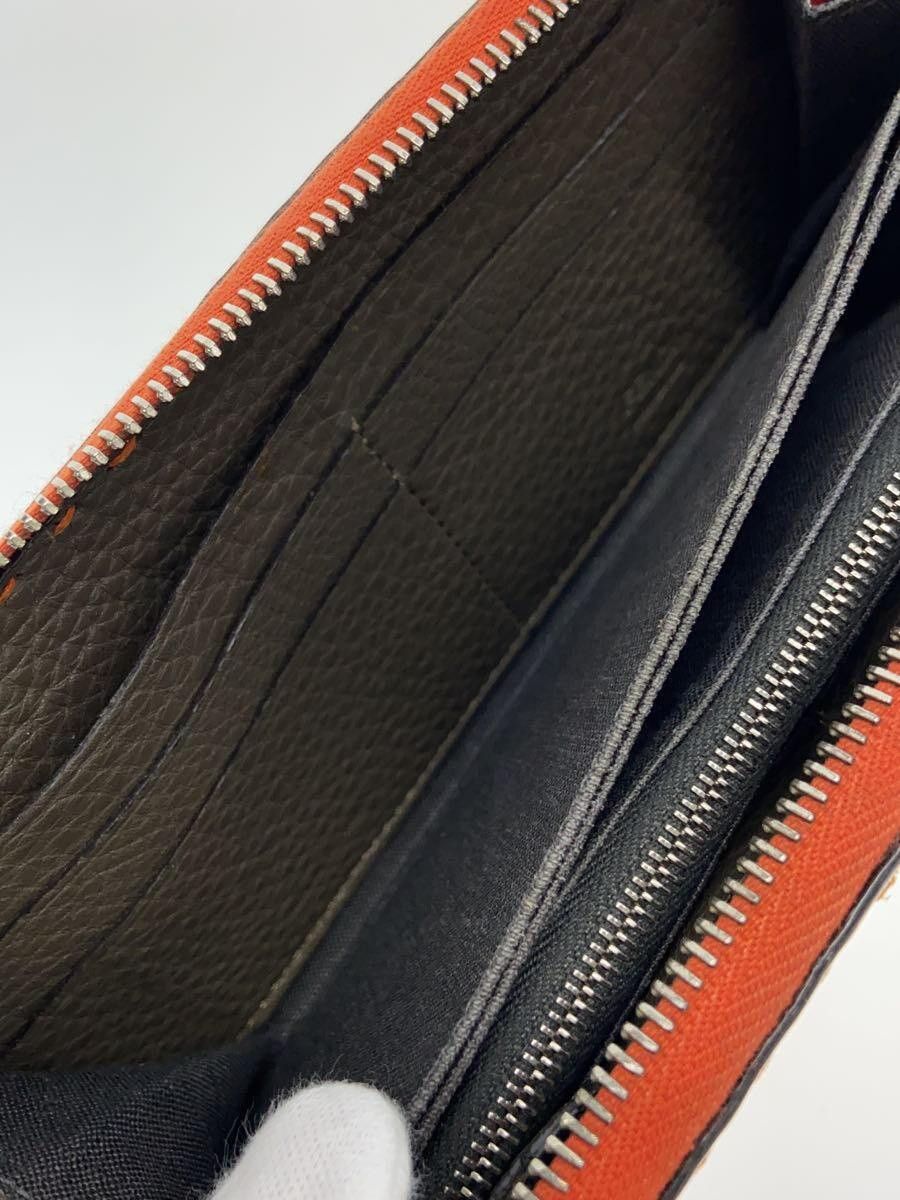 Fendi Fendi Leather Long Wallet Orange Size ONE SIZE - 6 Thumbnail