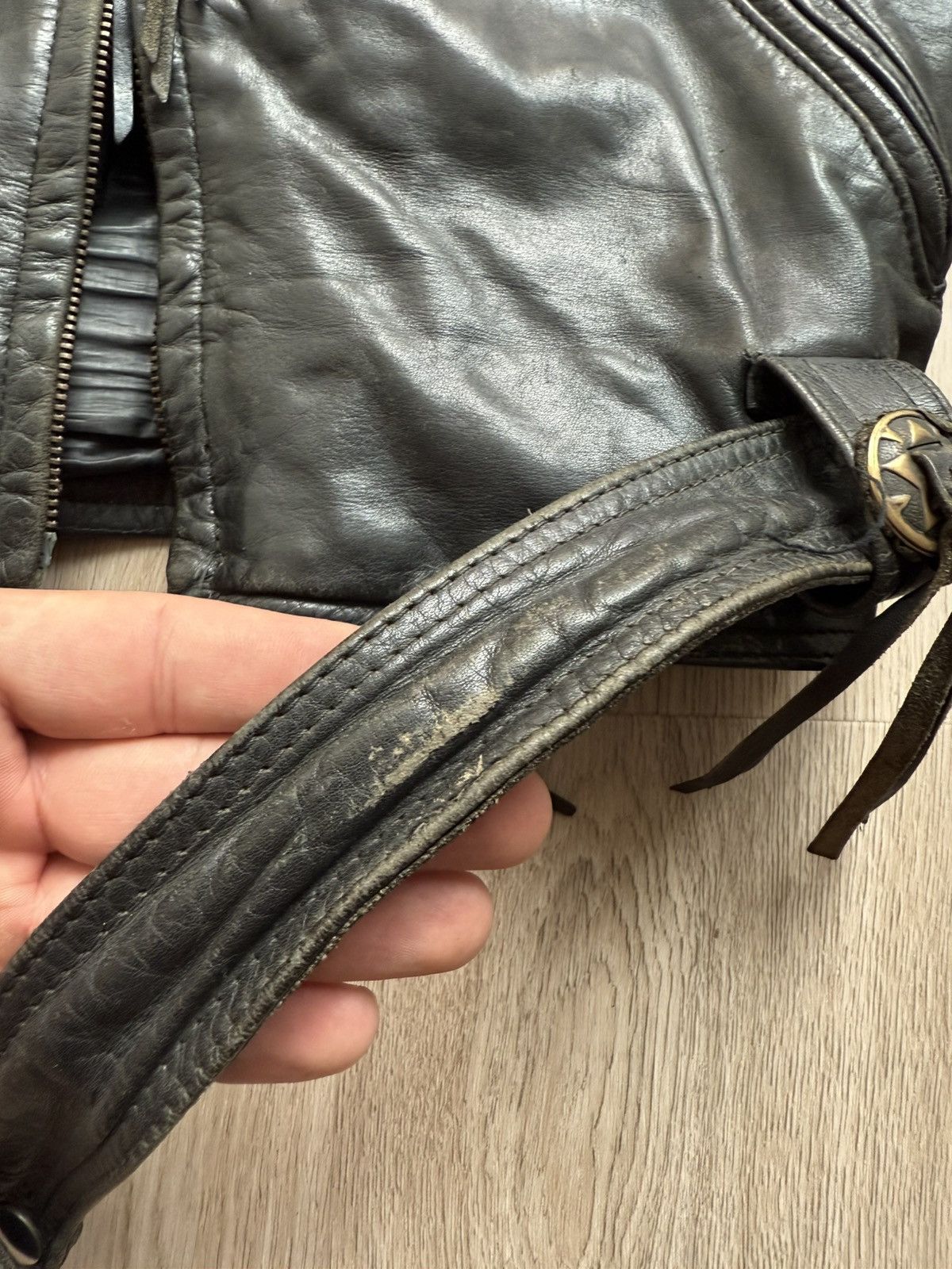 Indian Motorcycle Vintage IXS Indian Motorcycle Western Racing Leather Jacket Size US XL / EU 56 / 4 - 7 Thumbnail