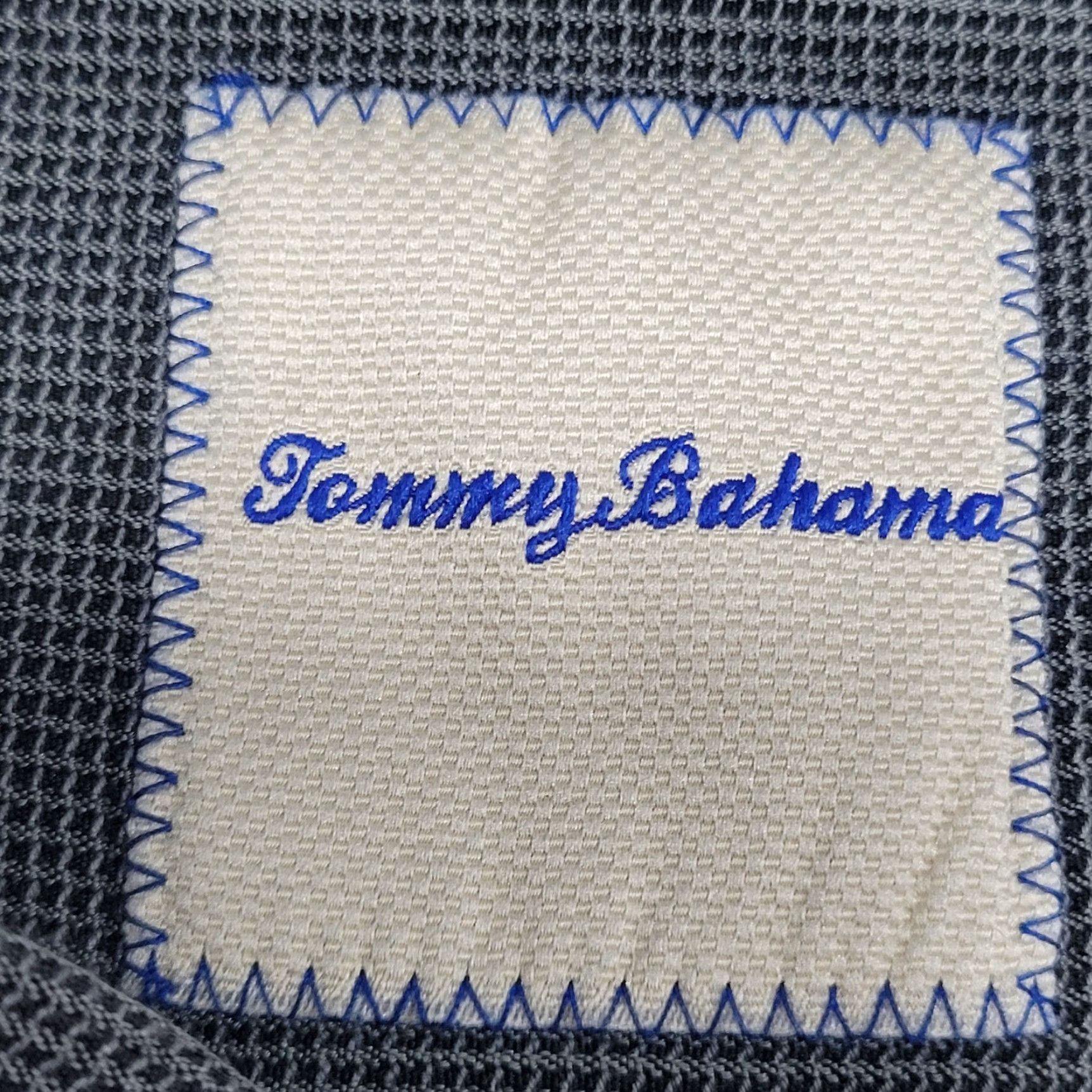 Tommy Bahama Tommy Bahama Grey Silk Cotton Button Up Short Sleeve Collared Pocket Shirt 3XL Size US XXL / EU 58 / 5 - 3 Thumbnail