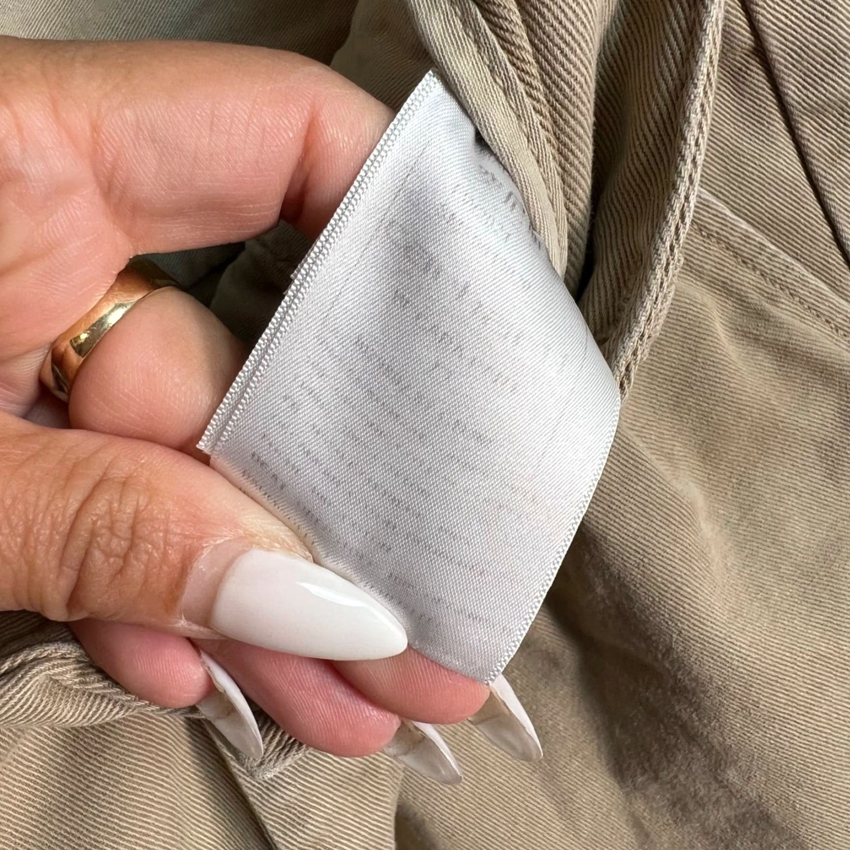 Carhartt Carhartt Beige Pants Women Size 27 Chino Canvas Straight Leg 27" Inseam Casual Workwear Size 27" / US 4 / IT 40 - 5 Thumbnail