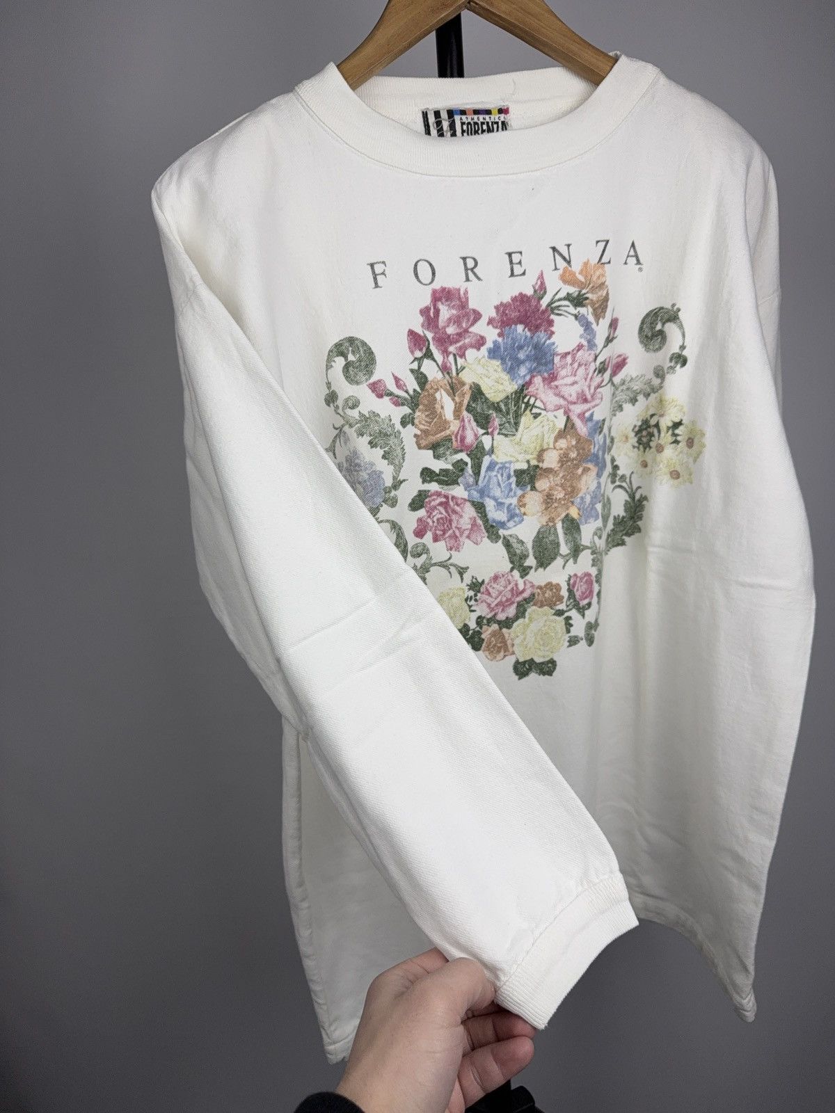 Vintage Retro 90s Vintage Forenza Floral Crewneck Made in USA Size M / US 6-8 / IT 42-44 - 7 Thumbnail