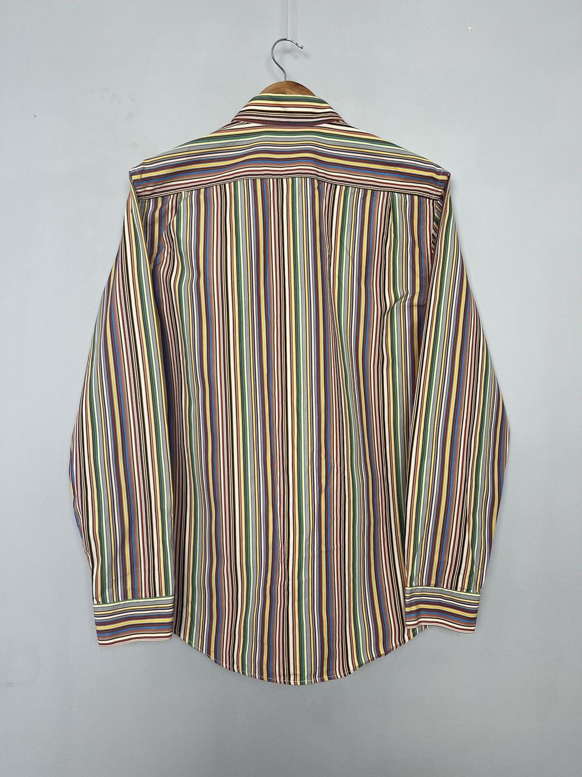 Paul Smith Paul Smith London Striped Cotton Shirt Made in Italy Size US L / EU 52-54 / 3 - 6 Thumbnail