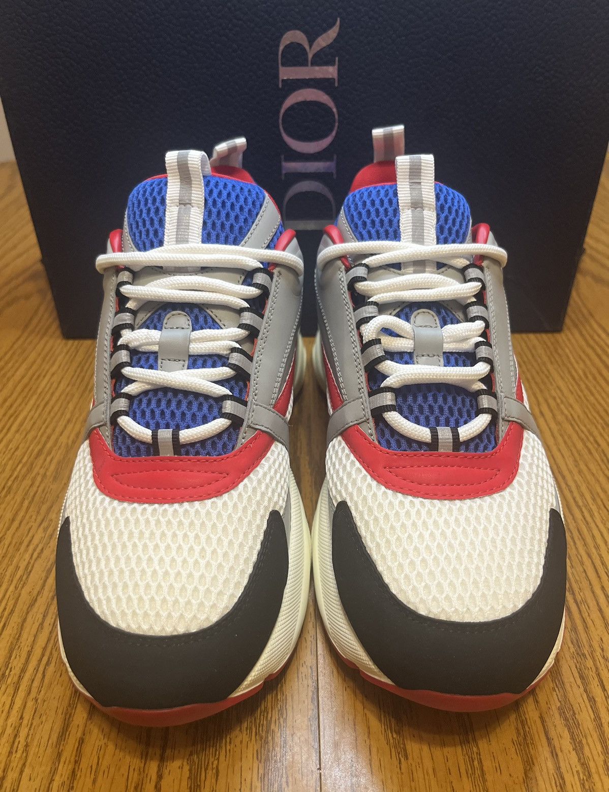 Dior Dior B22 Sneaker (Red/Blue) Size US 7 / EU 40 - 2 Thumbnail
