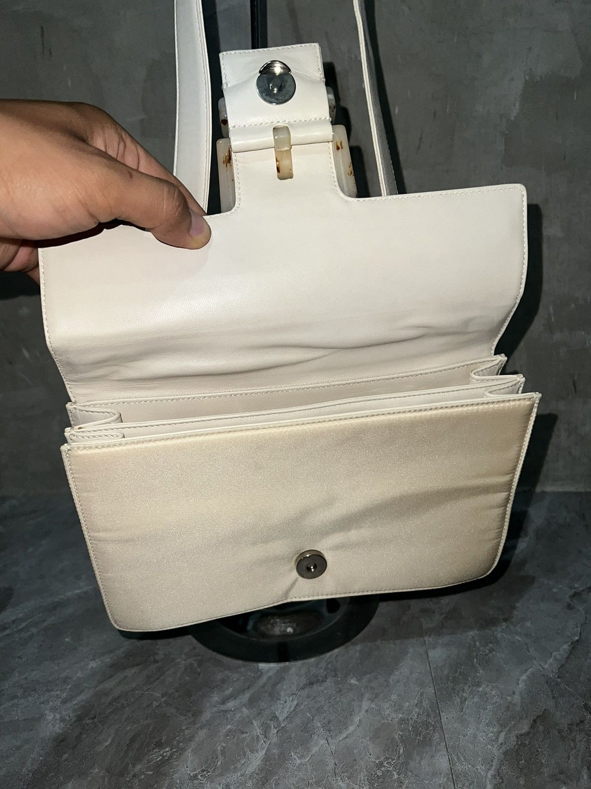 Prada Vintage Prada Nylon Leather Shoulder Bag Size ONE SIZE - 7 Thumbnail