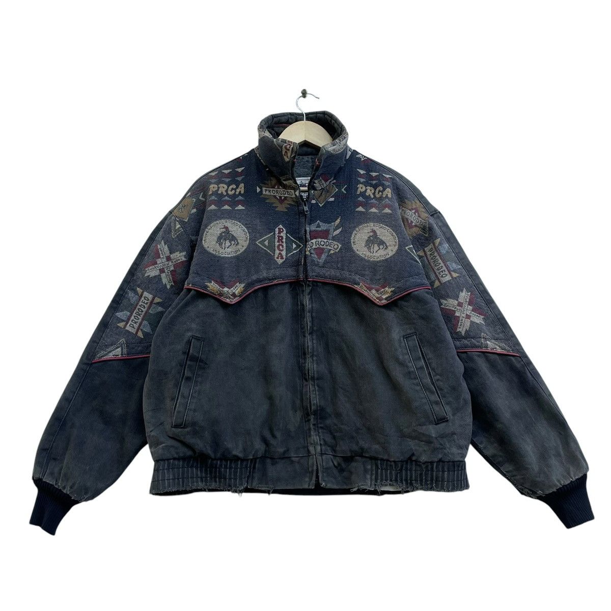 Cowboy Equipment × Vintage 💥Vtg Bullfighting Cowboy Pro Rodeo David James Distressed Size US M / EU 48-50 / 2 - 2 Thumbnail