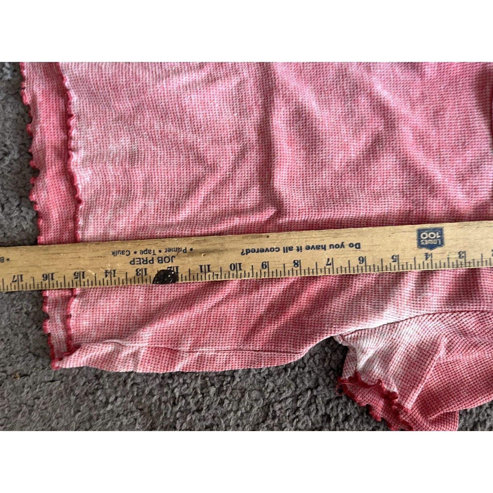 American Eagle Outfitters American Eagle Outfitters Women's Short Sleeve V-Neck T-Shirt M Pink Striped Casual Classic Size M / US 6-8 / IT 42-44 - 5 Thumbnail