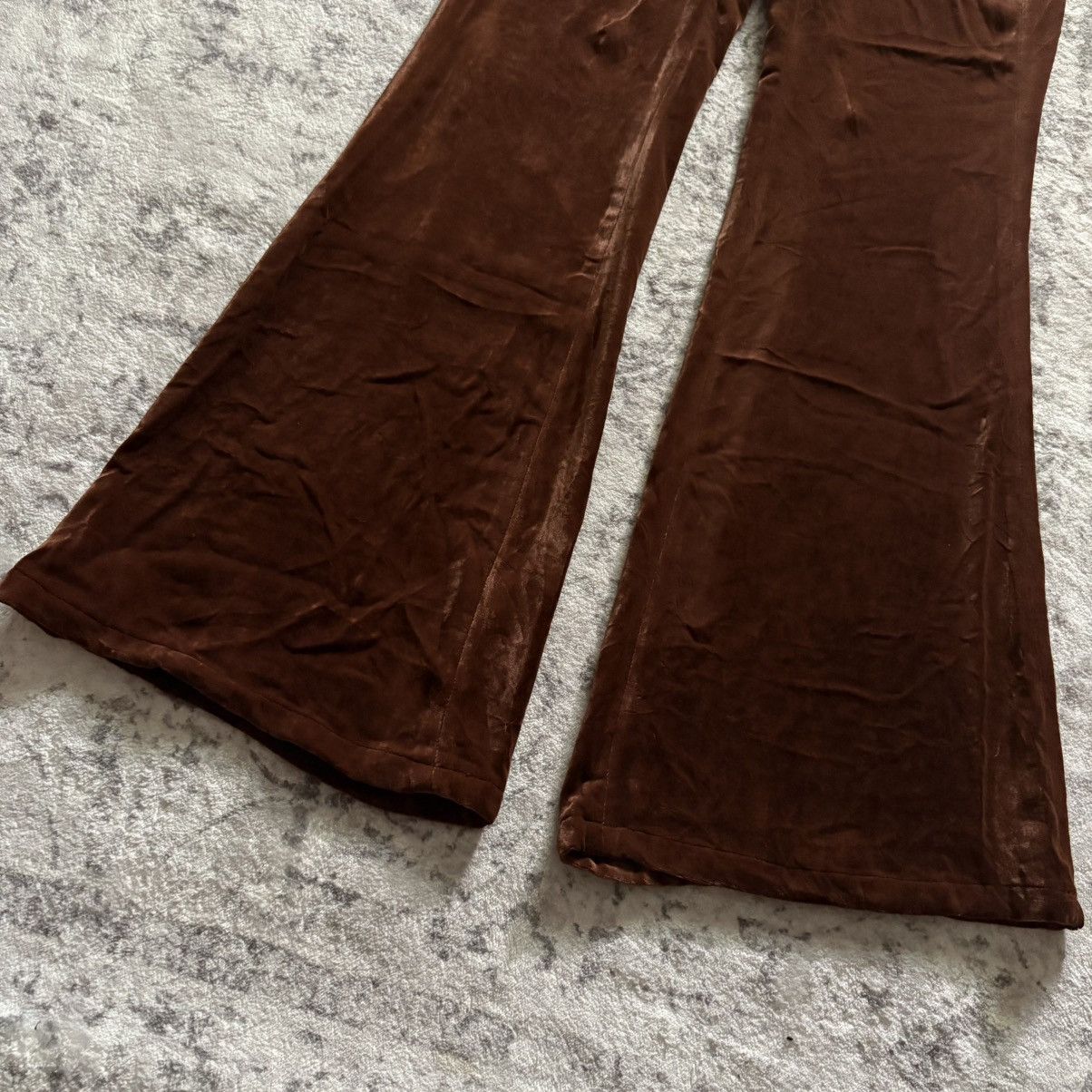 Rick Owens Rick Owens FW22 Velvet Bolan Bootcut Pants Brown | Size 25 Size US 26 / EU 42 - 2 Thumbnail