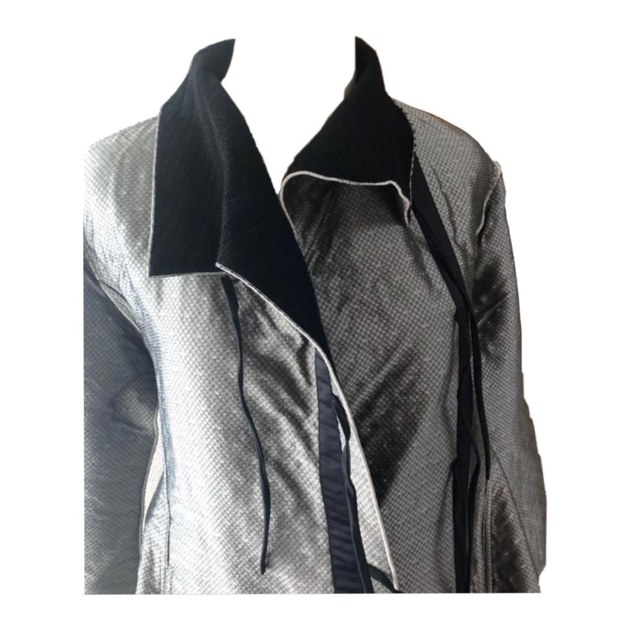 Giorgio Armani Giorgio Armani Tie Flare Kimono Jacket Size S / US 4 / IT 40 - 4 Thumbnail