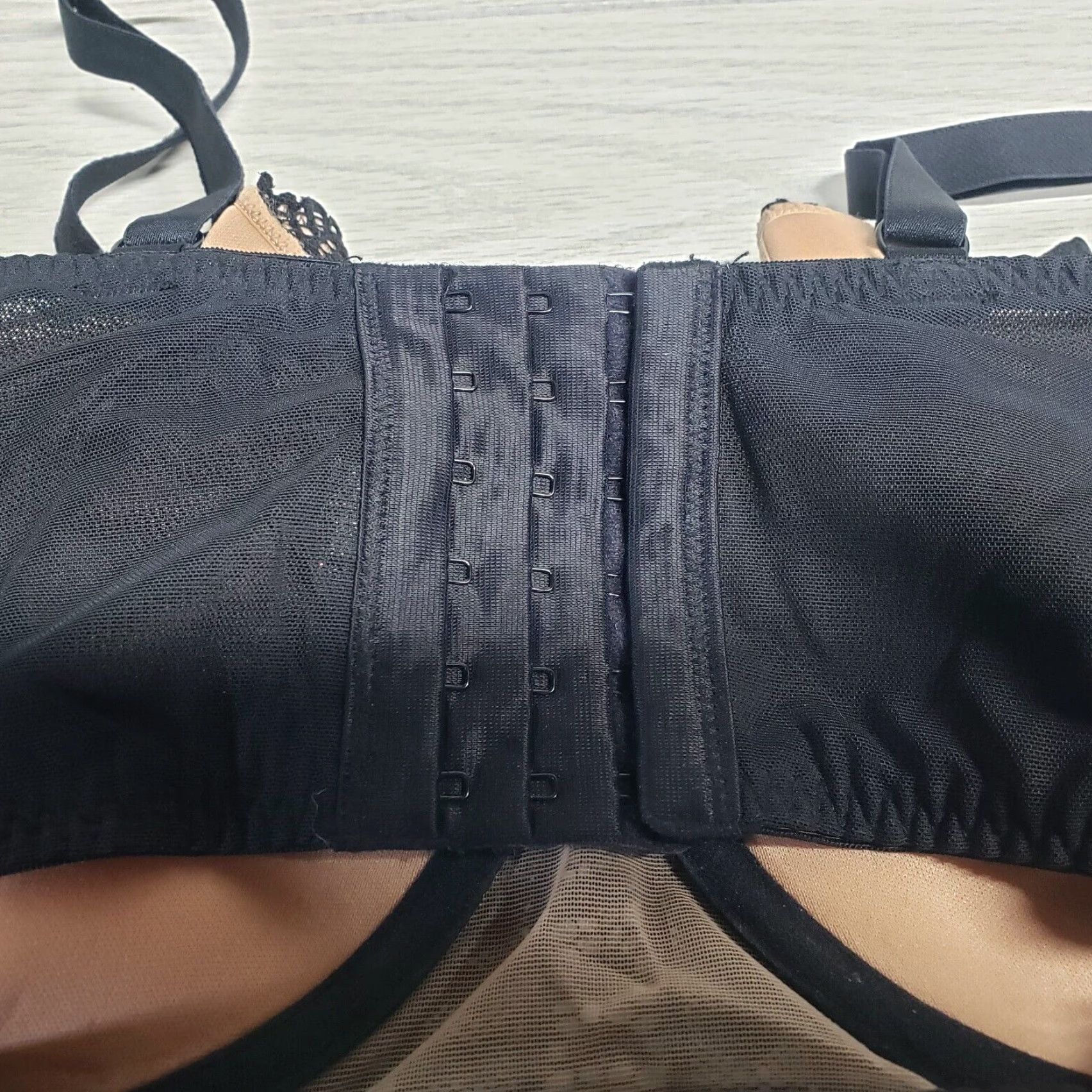 Vintage ADORE ME Bra 36C Black Lined Plunge Wireless Pull Up Shirt? Size ONE SIZE - 4 Thumbnail