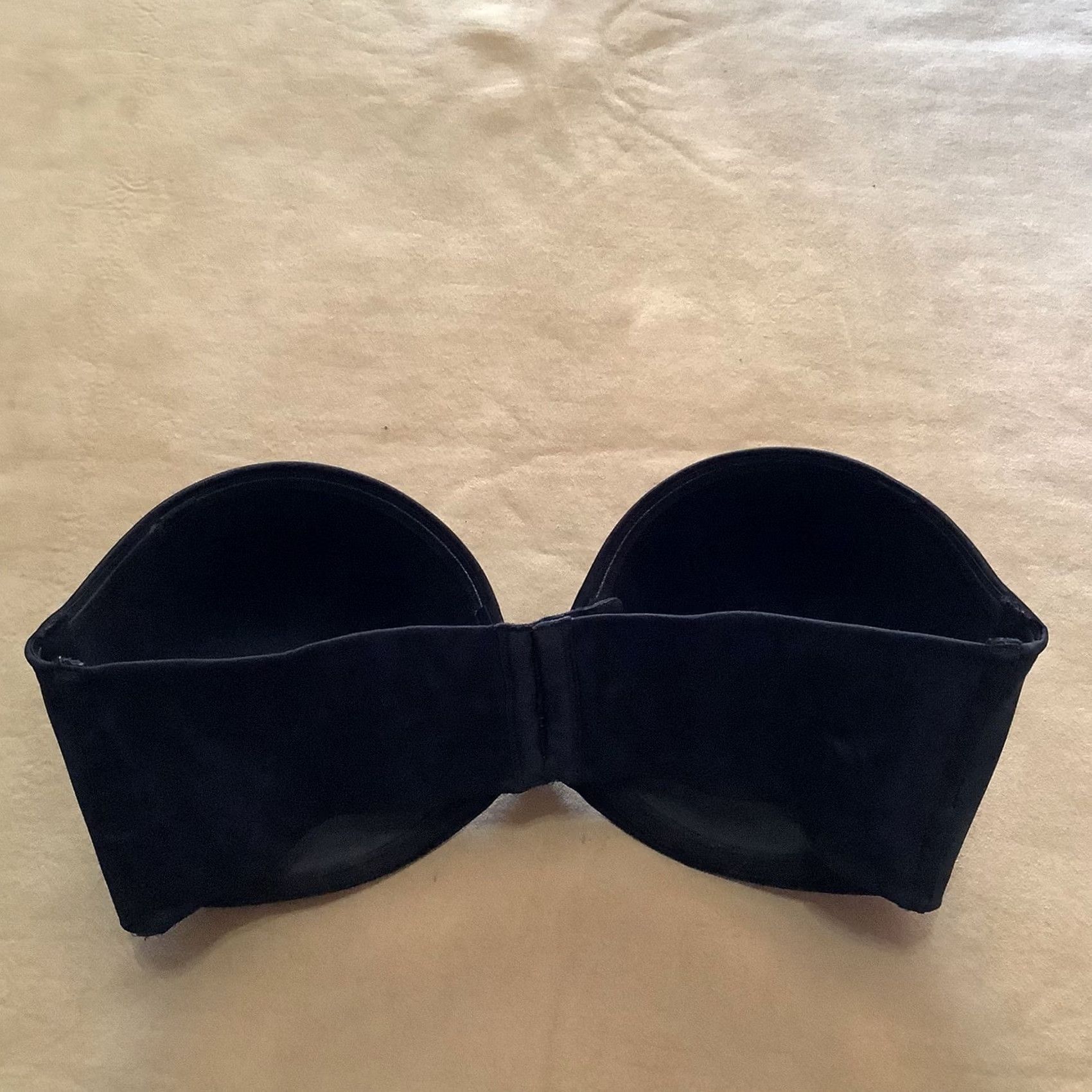 Vintage Ambrielle Bra Women 38DDD Underwired Strapless Push Up Black Size ONE SIZE - 2 Thumbnail