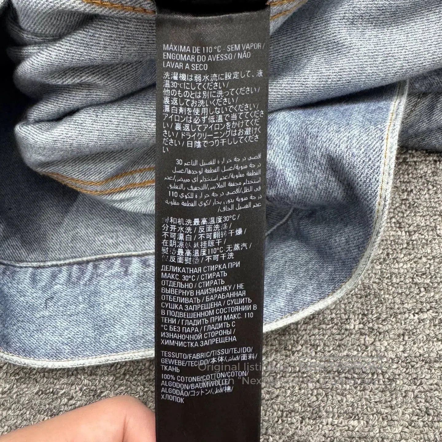 Balenciaga Balenciaga Washed Distressed Denim Jacket. Size US L / EU 52-54 / 3 - 4 Thumbnail