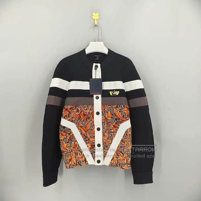 Louis Vuitton Louis Vuitton Color-block back presbyopic leather jacket Size US L / EU 52-54 / 3 - 2 Thumbnail