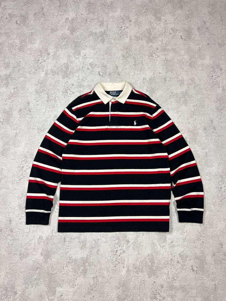 Vintage Polo Ralph Lauren Striped Rugby Longsleeve