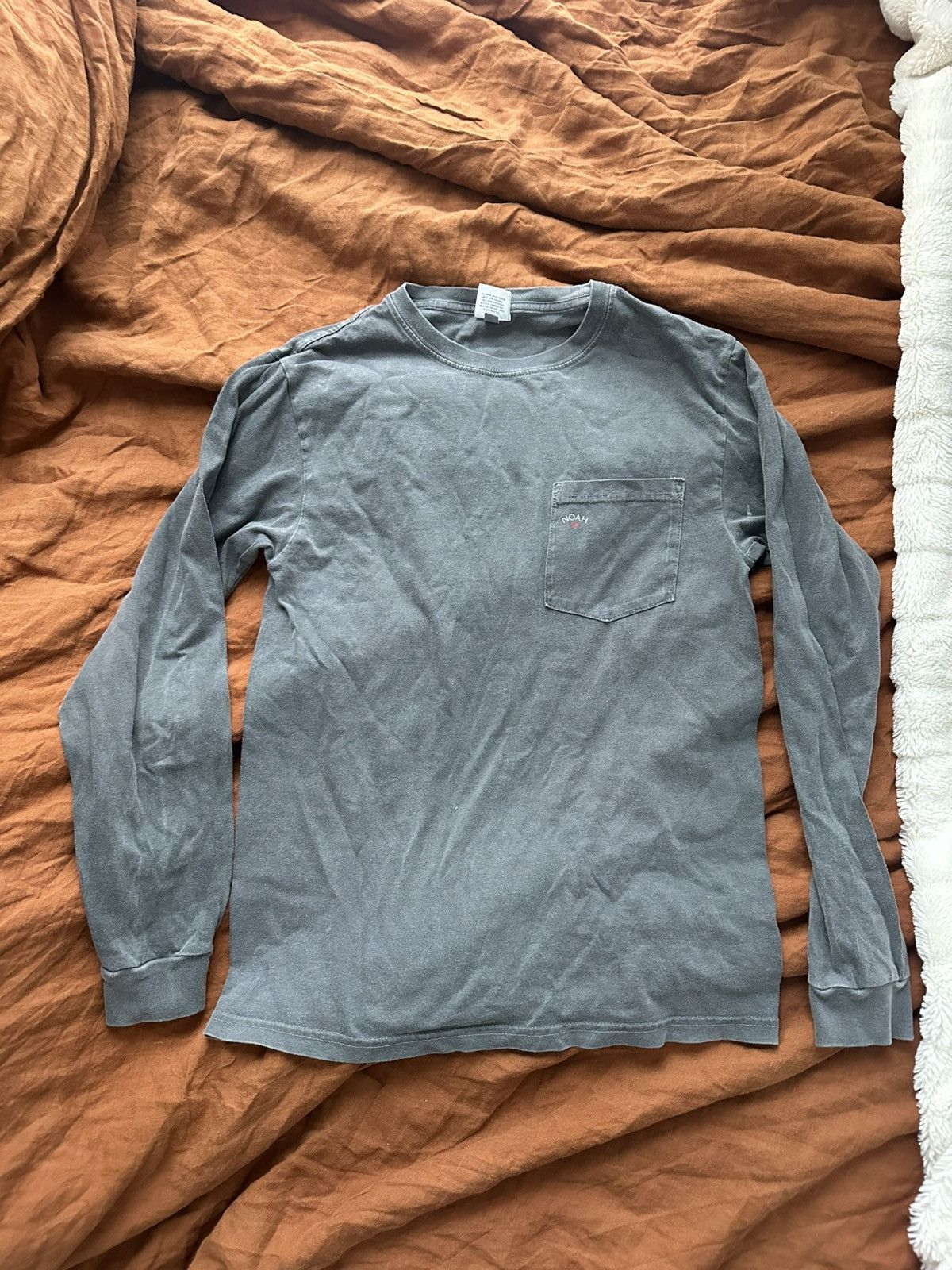 Noah Noah LS Logo Pocket Tee Size US S / EU 44-46 / 1 - 1 Thumbnail