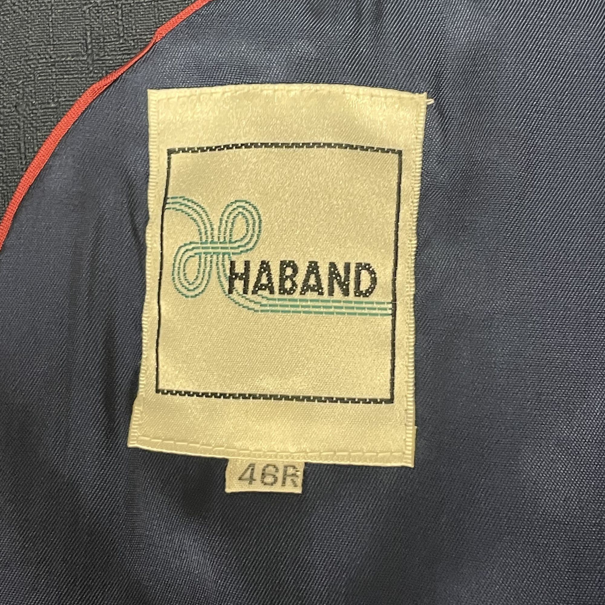 Haband Vtg Haband MOD Sport Coat TEXTURED BLUE Disco Jacket Size 42R - 5 Thumbnail