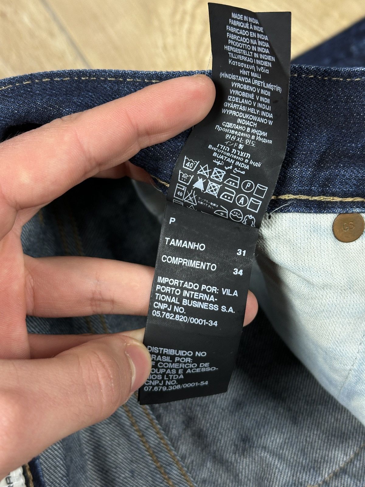 G-Star G-Star Raw 3301 Straight Denim Jeans Size US 31 - 8 Thumbnail