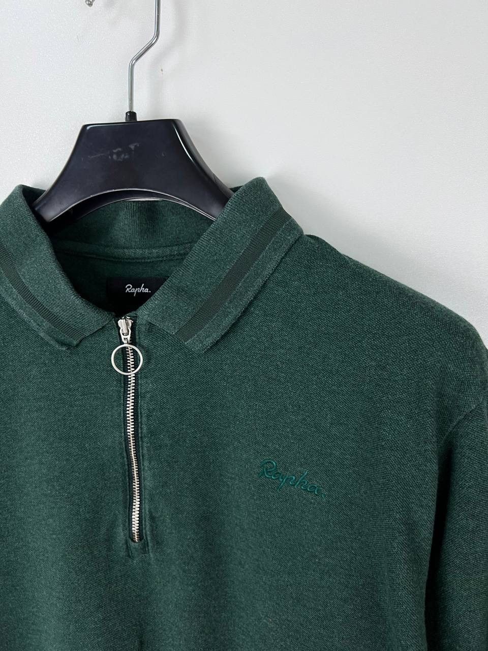 Rapha Rapha logo long sleeve zip polo size L Size US L / EU 52-54 / 3 - 6 Thumbnail