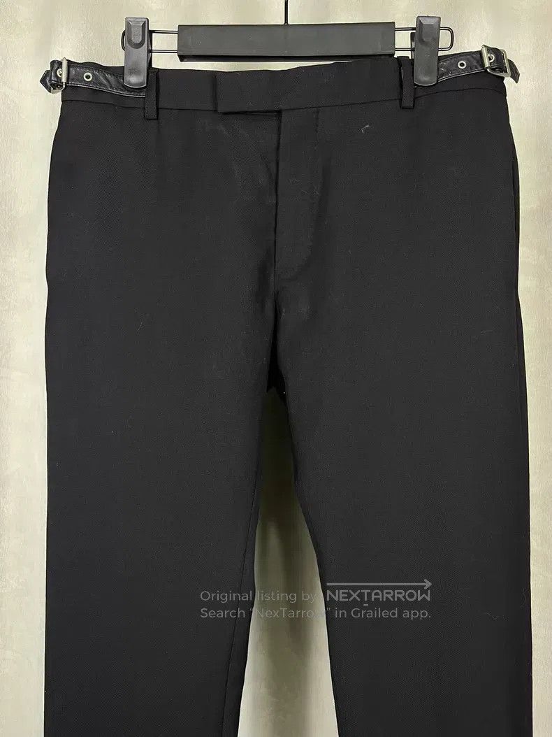 Saint Laurent Paris Saint Laurent Paris Black Wool Tie Waist Trousers i Size US 30 / EU 46 - 3 Thumbnail