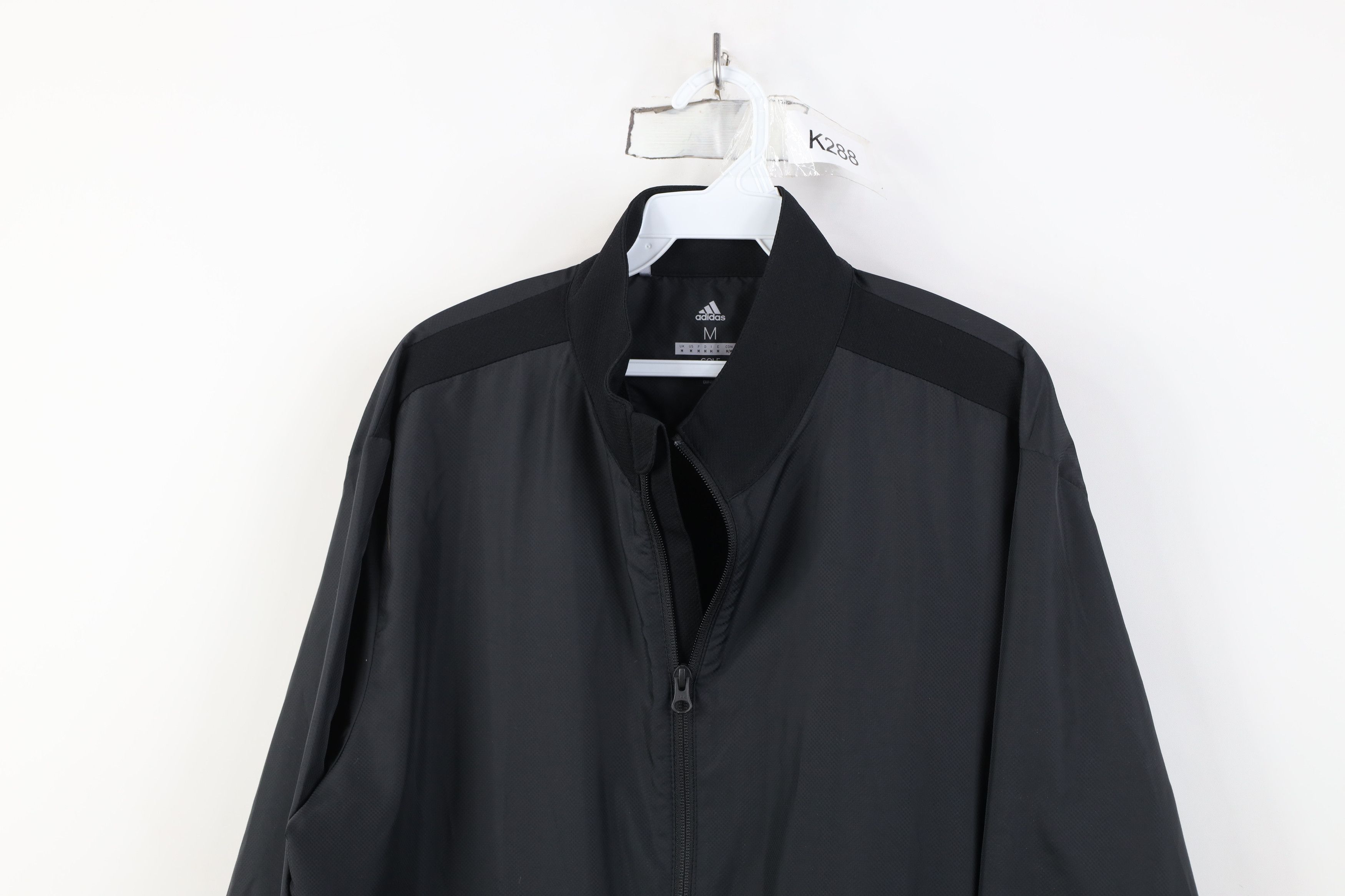 Adidas Adidas Golf Golfing Rain Windbreaker Bomber Jacket Black Size US M / EU 48-50 / 2 - 2 Thumbnail