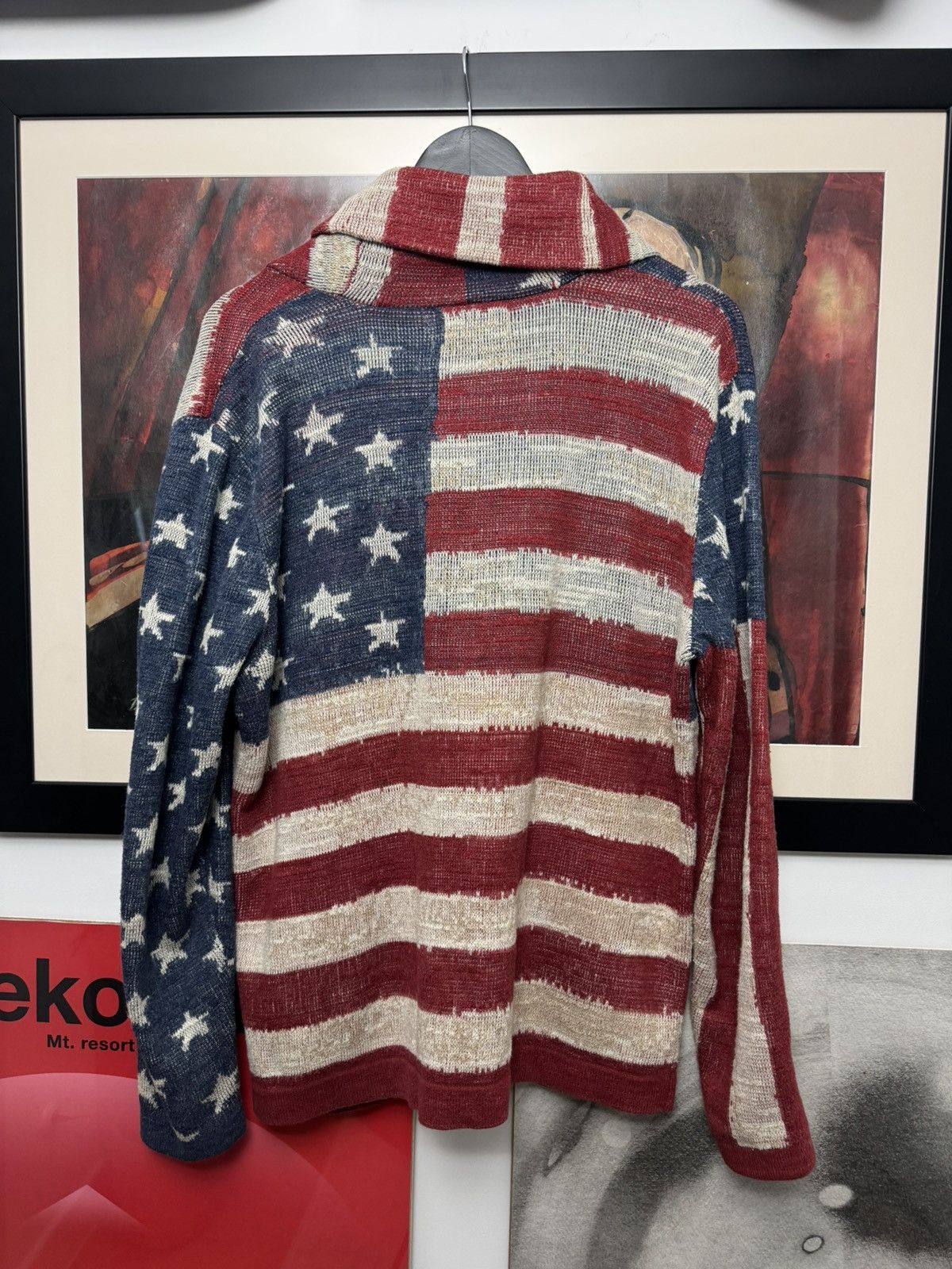 Ralph Lauren Ralph Lauren Cardigan Knit American Flag 🇺🇸 Pharrell Willams Size US L / EU 52-54 / 3 - 3 Thumbnail