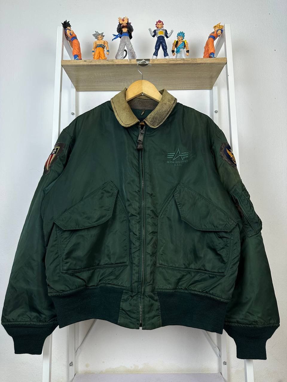 Alpha Industries × Vintage Vintage Alpha Industries Bomber Flyer’s CWU-45P (Pit 26) Size US L / EU 52-54 / 3 - 1 Thumbnail