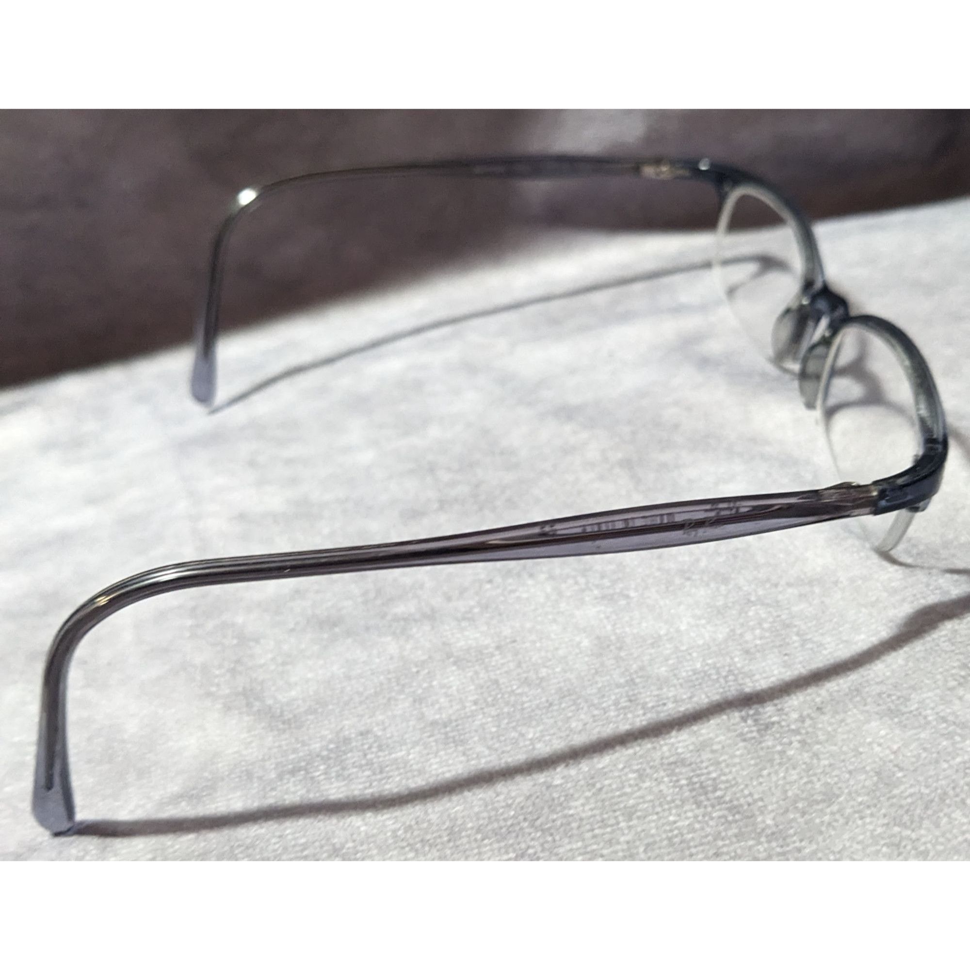 RayBan Ray Ban RB7005 2061 Blue Half Rim Glasses Frames Size ONE SIZE - 5 Thumbnail