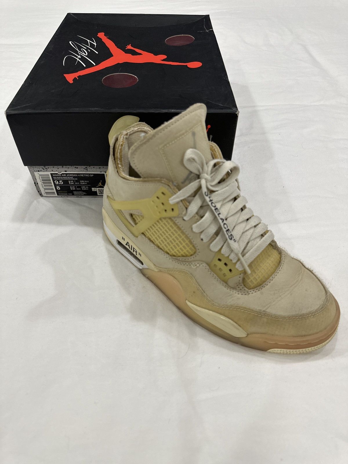 Off White x Air Jordan Retro SP 'Sail'