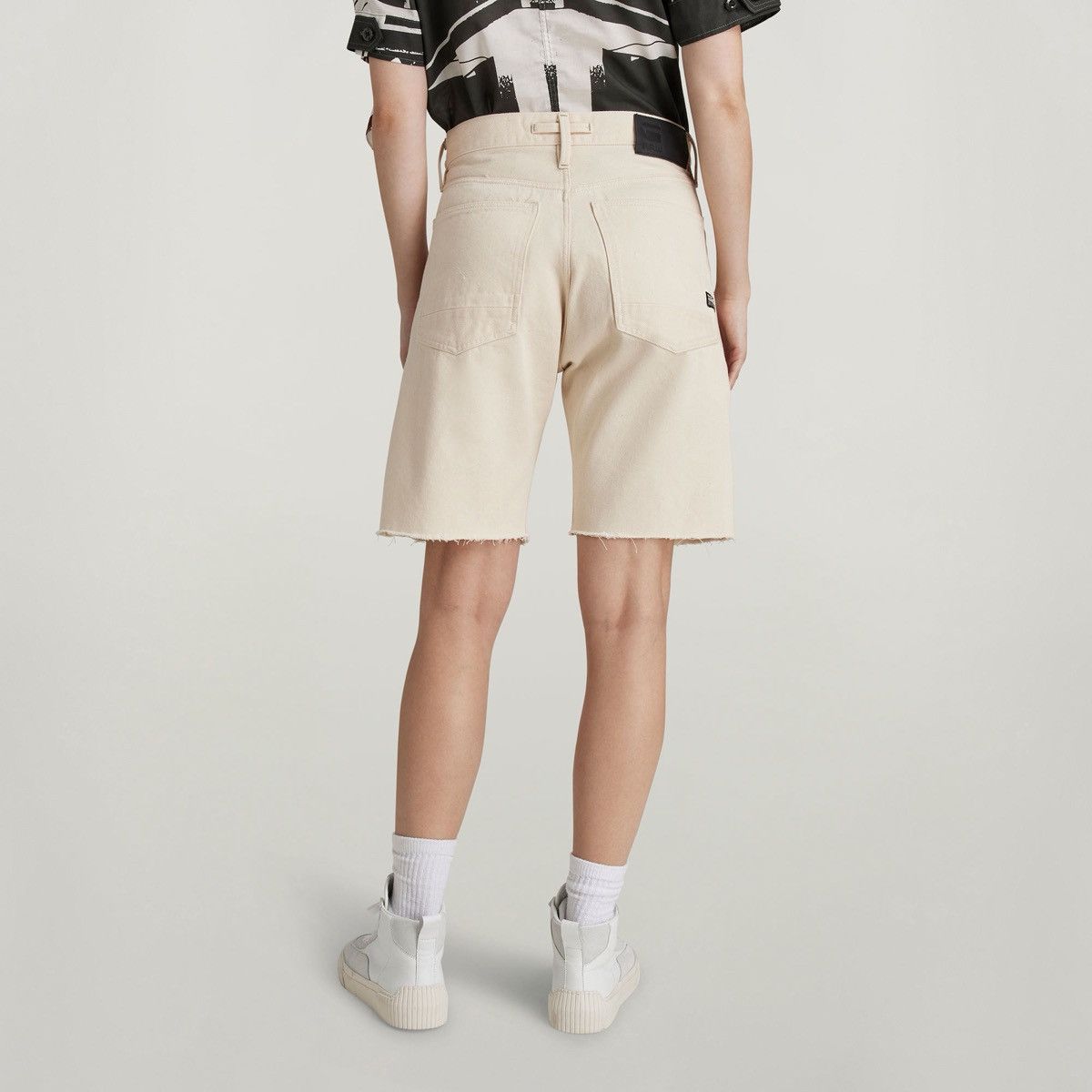 G-Star G-Star Raw Type 89 Off-White Bermuda Shorts Size 27" / US 4 / IT 40 - 3 Thumbnail