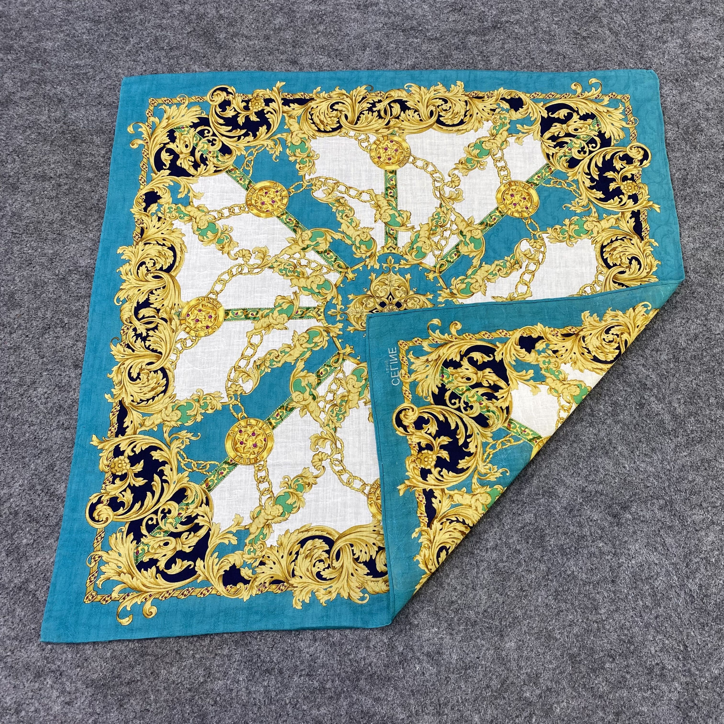 Celine Celine Handkerchief Neckerchief Bandana-B1940 Size ONE SIZE - 5 Thumbnail