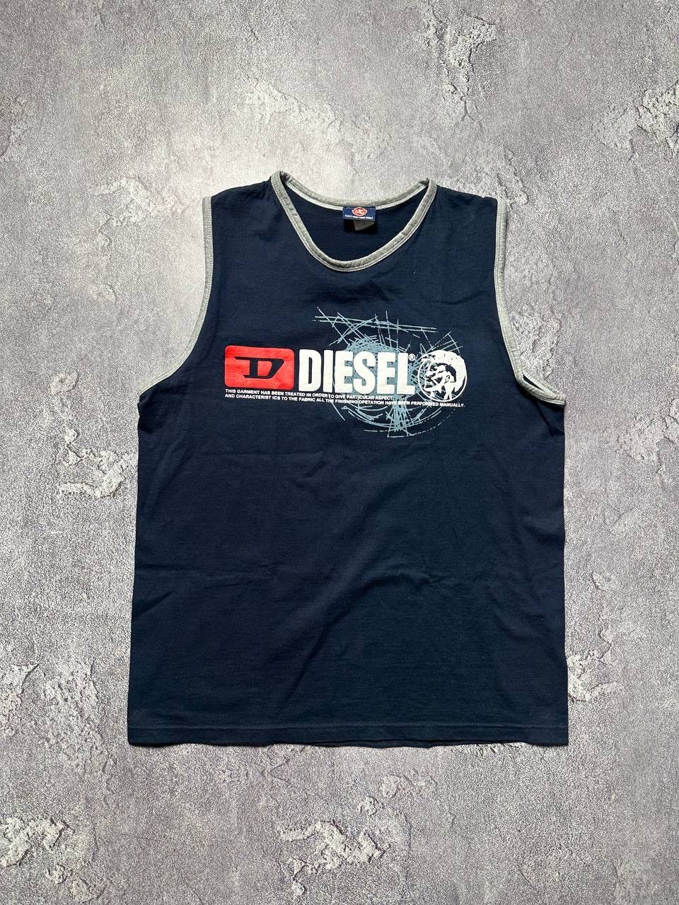 Diesel × Vintage DIESEL Big logo t shirt rare Size US L / EU 52-54 / 3 - 1 Thumbnail