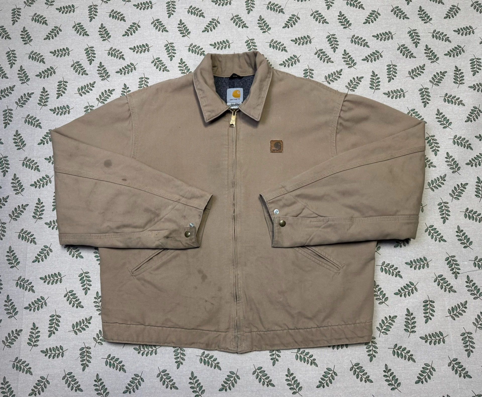 Carhartt Carhartt Vintage J204 Detroit Jacket Sand XL Size US XL / EU 56 / 4 - 1 Thumbnail