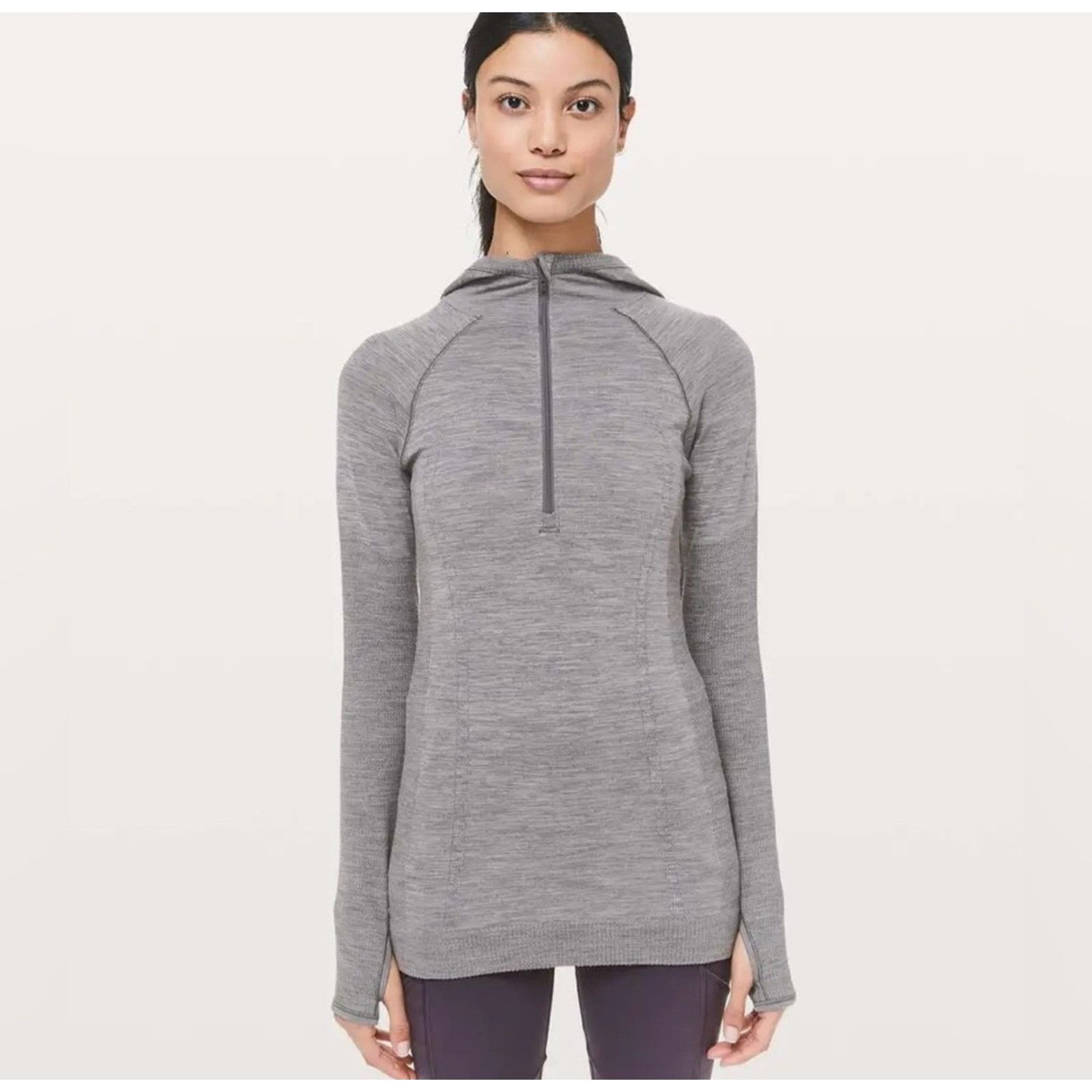 Lululemon Swiftly Tech Wool Pullover Seamless Thumbholes