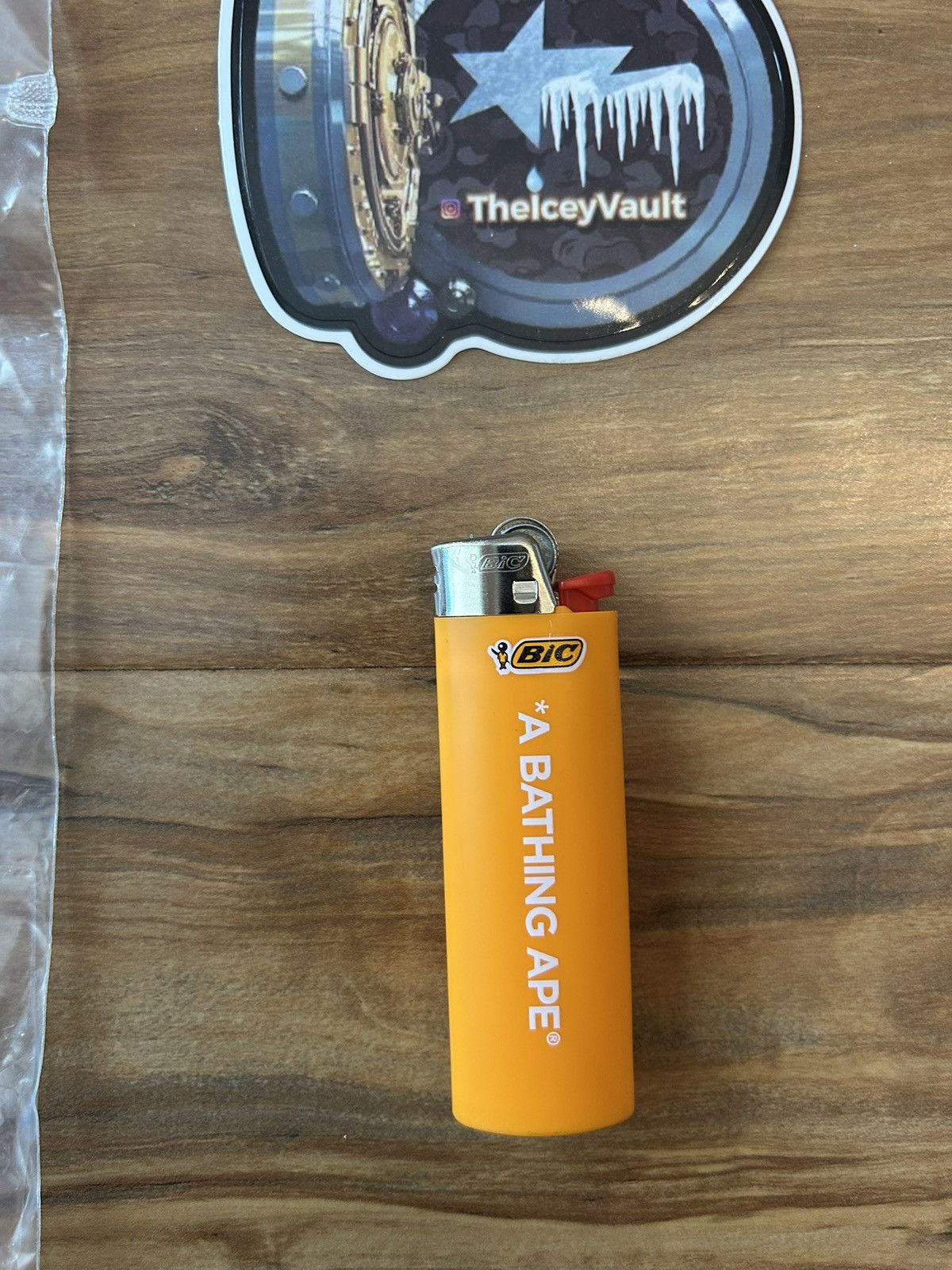 Bape NEW Bape Orange Bic Lighter Size ONE SIZE - 2 Thumbnail