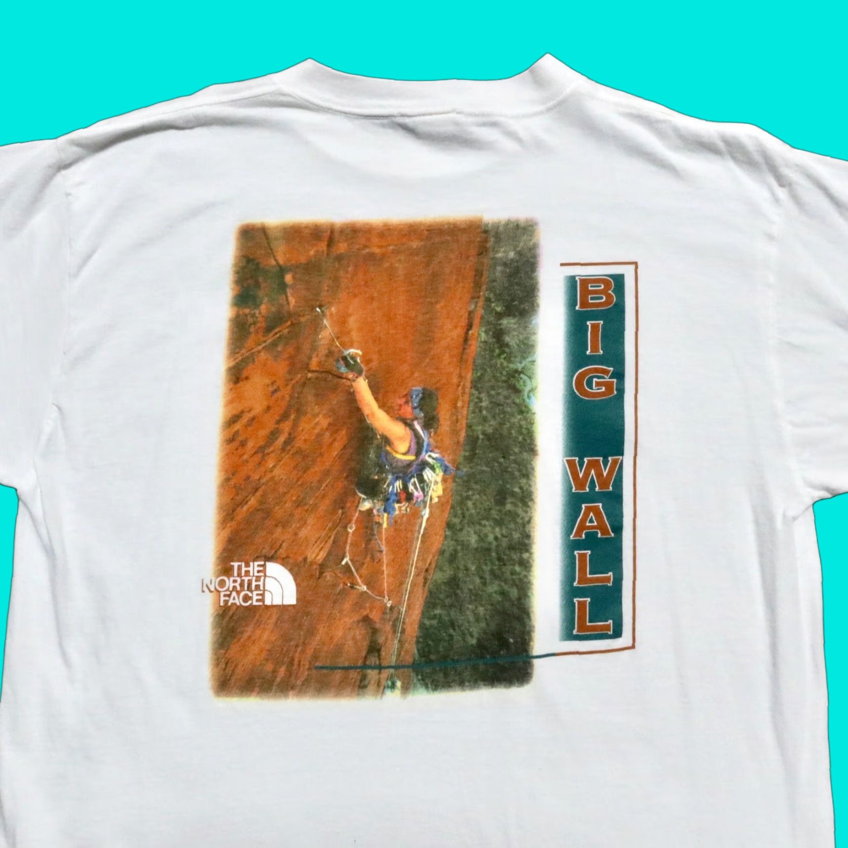 The North Face VINTAGE The North Face Shirt Big Wall 90s Mens XL White 2 Size US XL / EU 56 / 4 - 1 Thumbnail