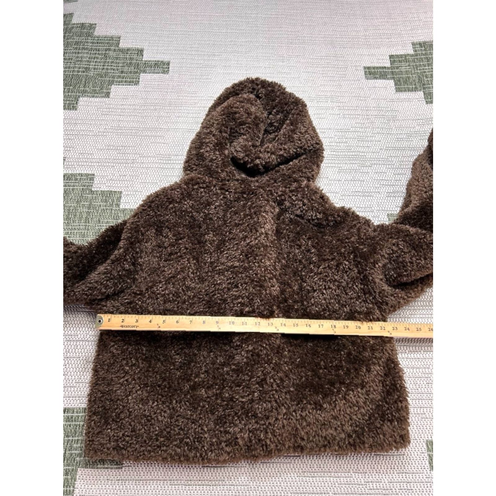 Zara Zara Jacket Womens XL Brown Toggle Fleece Size XL / US 12-14 / IT 48-50 - 5 Thumbnail