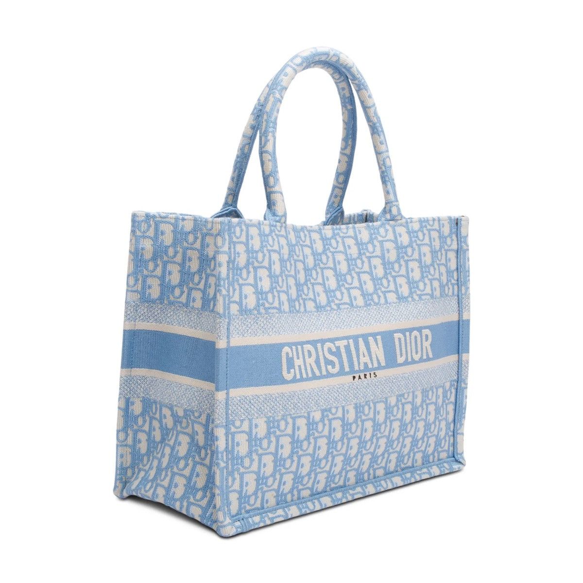 Dior CHRISTIAN DIOR 2021 Blue Oblique Medium Book Tote Size ONE SIZE - 2 Thumbnail