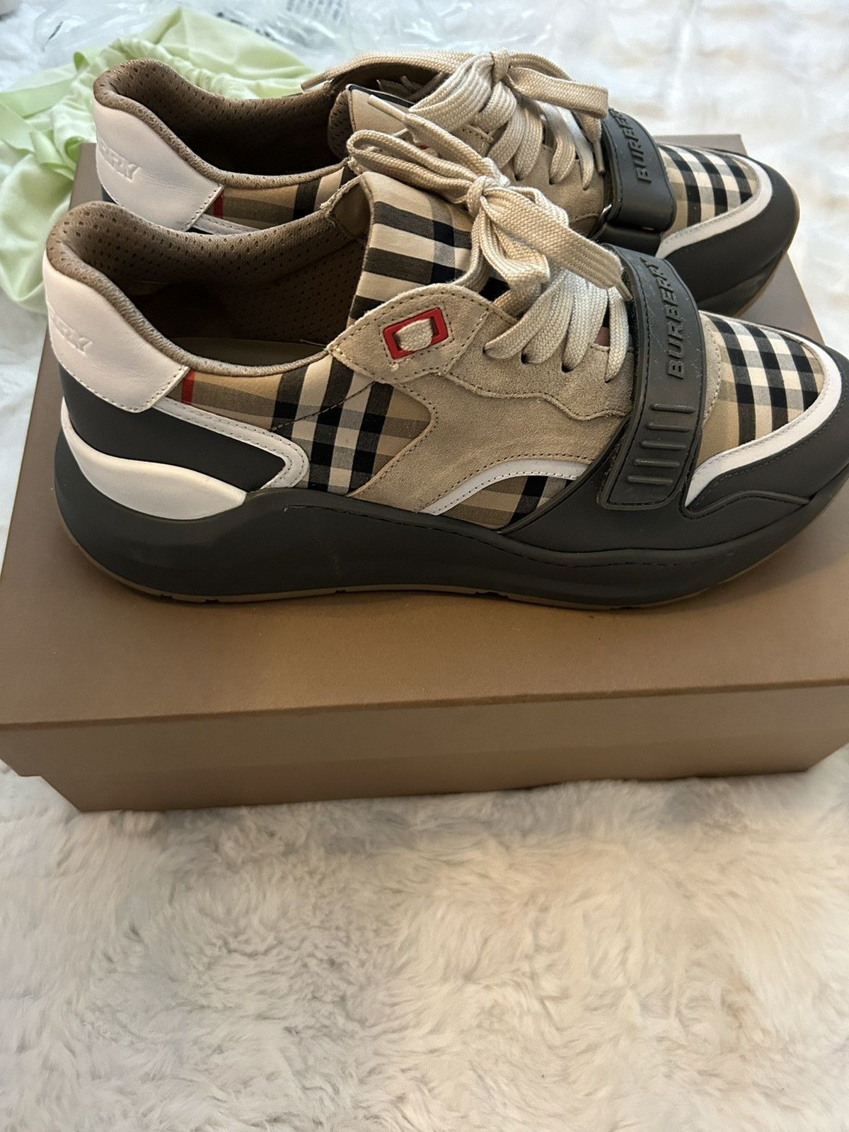 Burberry Burberry Man Sneakers 8083325 A1189 Size EU 41.5