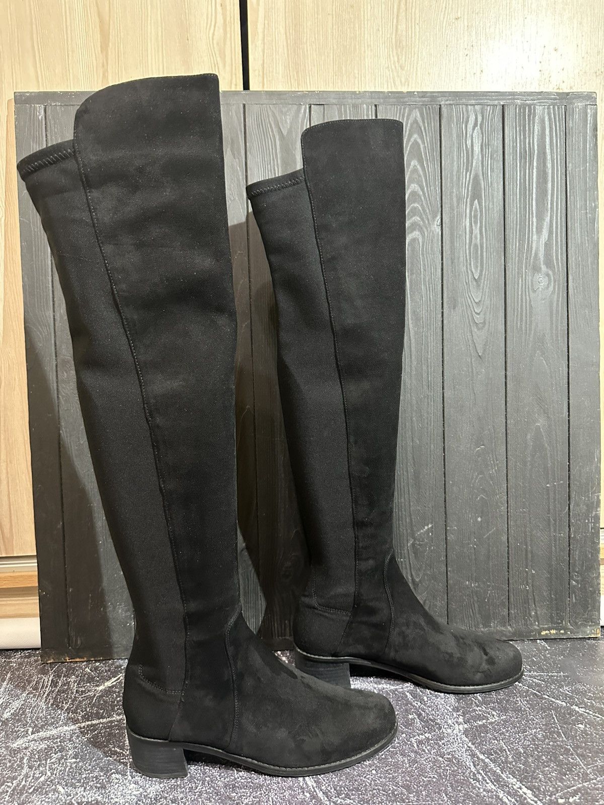 Stuart Weitzman Stuart Weitzman Black Suede Women’s Boots Size 41 Size US 11 / IT 41 - 4 Thumbnail