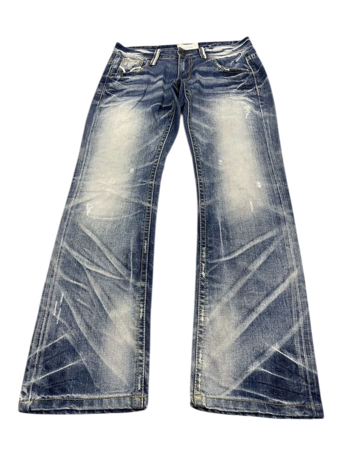 Lolita Jeans by Concert Club Y2K Distressed Flared Denim