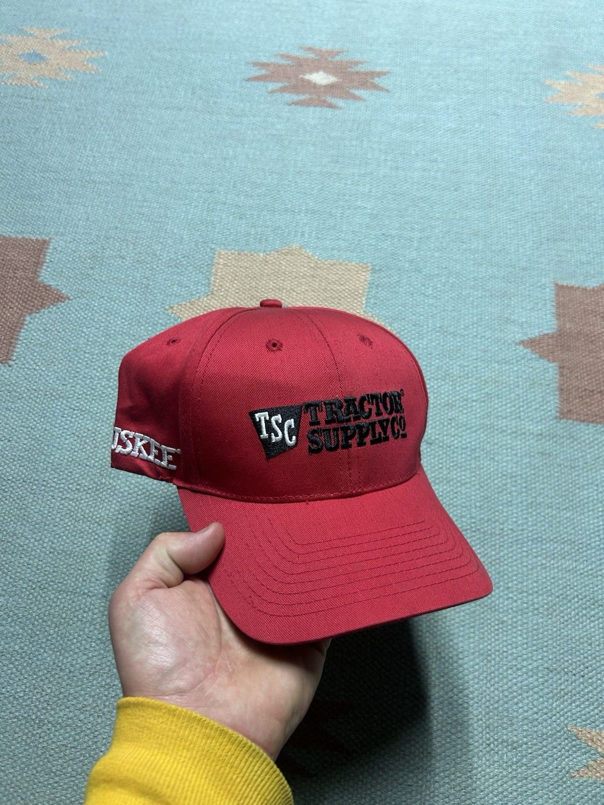 Vintage Tractor supply co strapback hat Huskee Cub Cadet farm TSC Size ONE SIZE - 1 Thumbnail