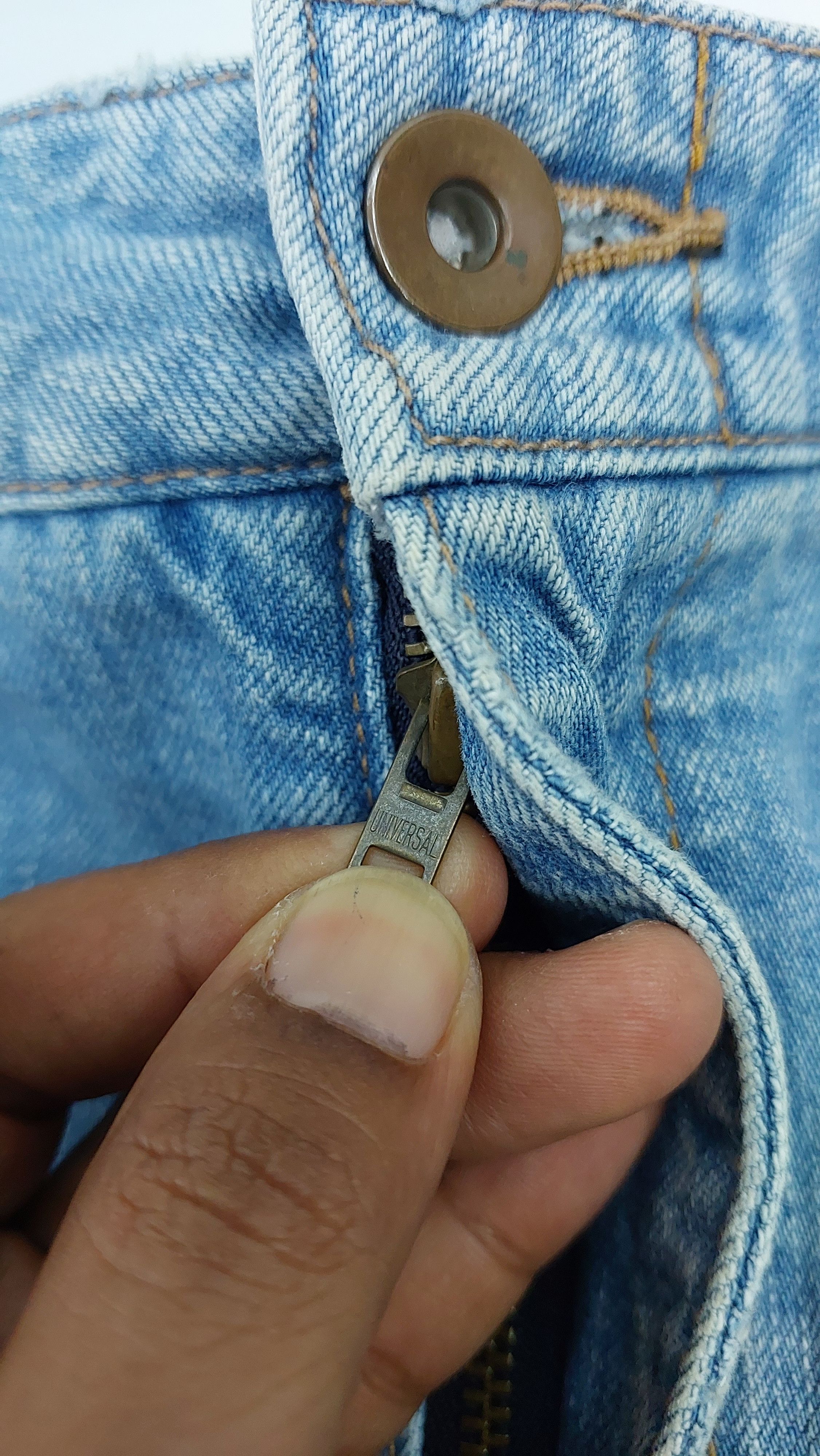 Bukht × Japanese Brand Bukht Trousers Salvage Distressed Jeans Pant Size US 34 / EU 50 - 8 Thumbnail