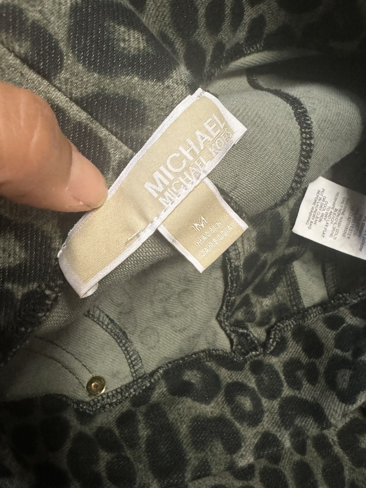 Michael Kors Michael Kors Leopard Print Stretch Pants Size 30" / US 8 / IT 44 - 6 Thumbnail